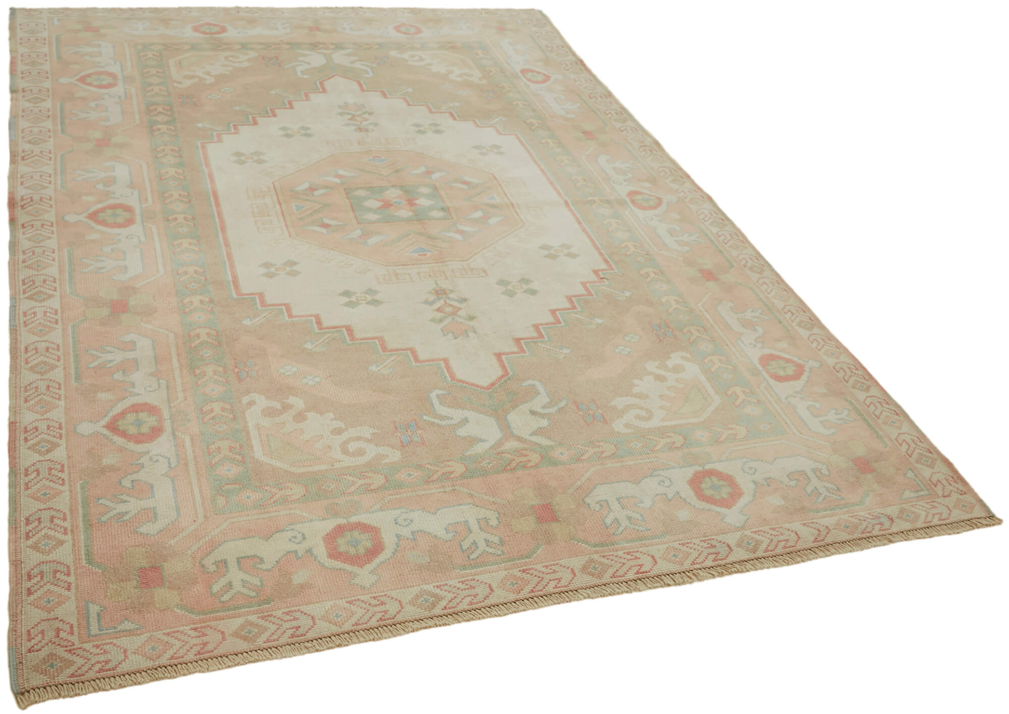 6 x 8 Beige Anatolian Rug - 7164