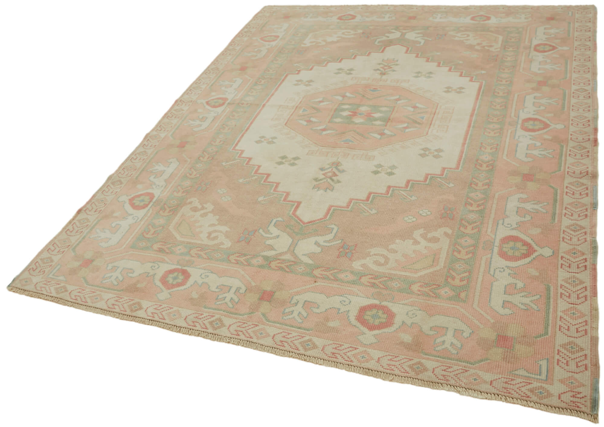 6 x 8 Beige Anatolian Rug - 7164