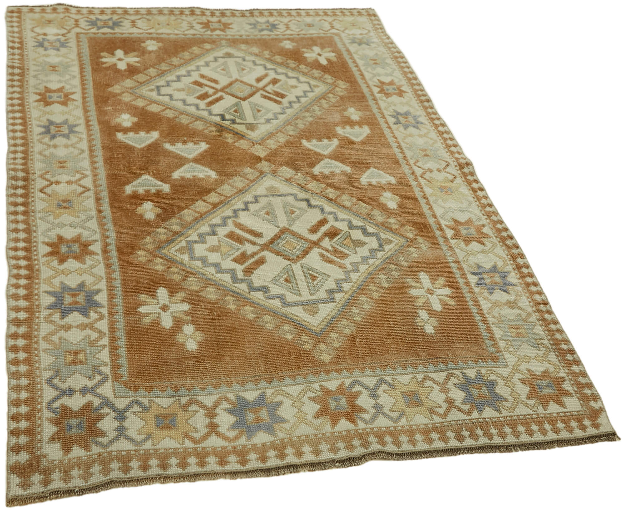 4 x 6 Beige Anatolian Rug - 7172