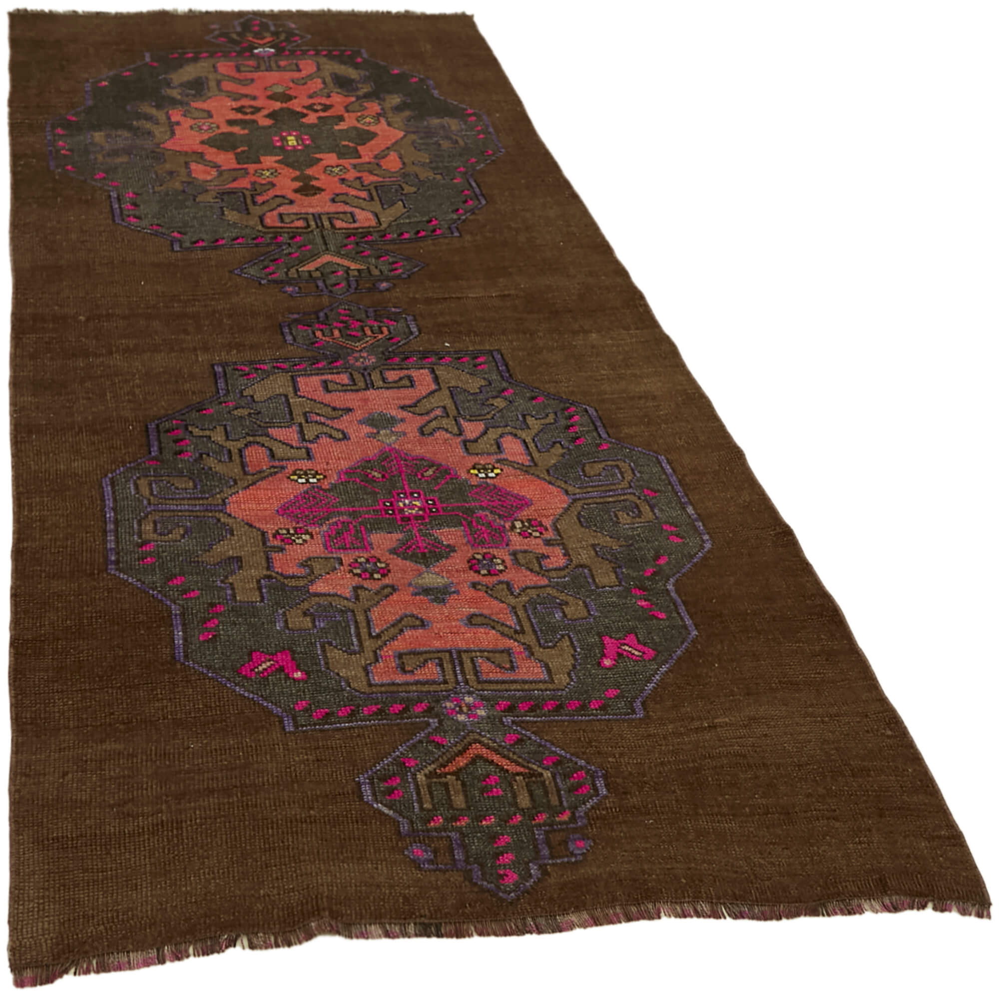 4 x 8 Brown Anatolian Rug - 7176