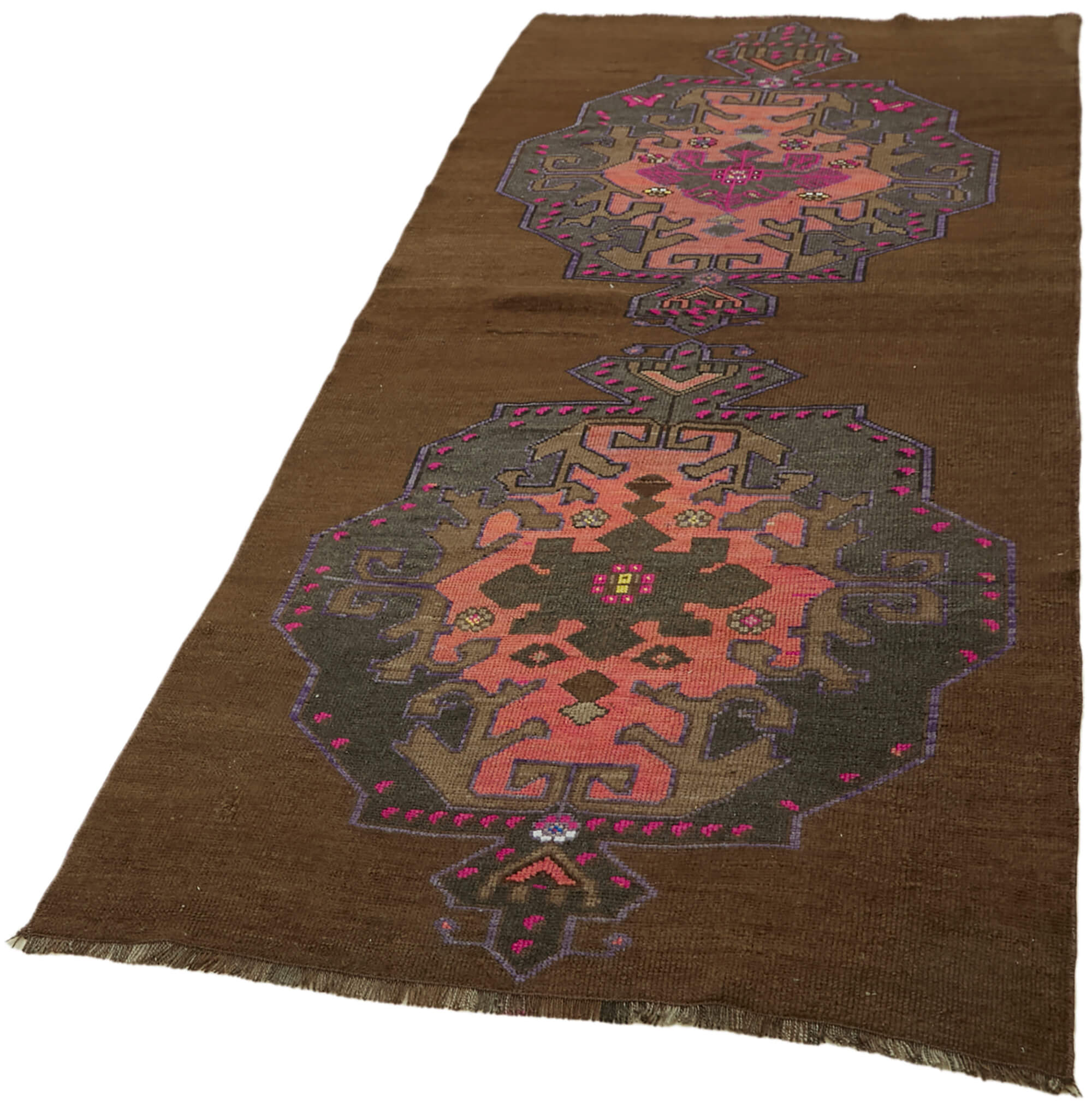 4 x 8 Brown Anatolian Rug - 7176