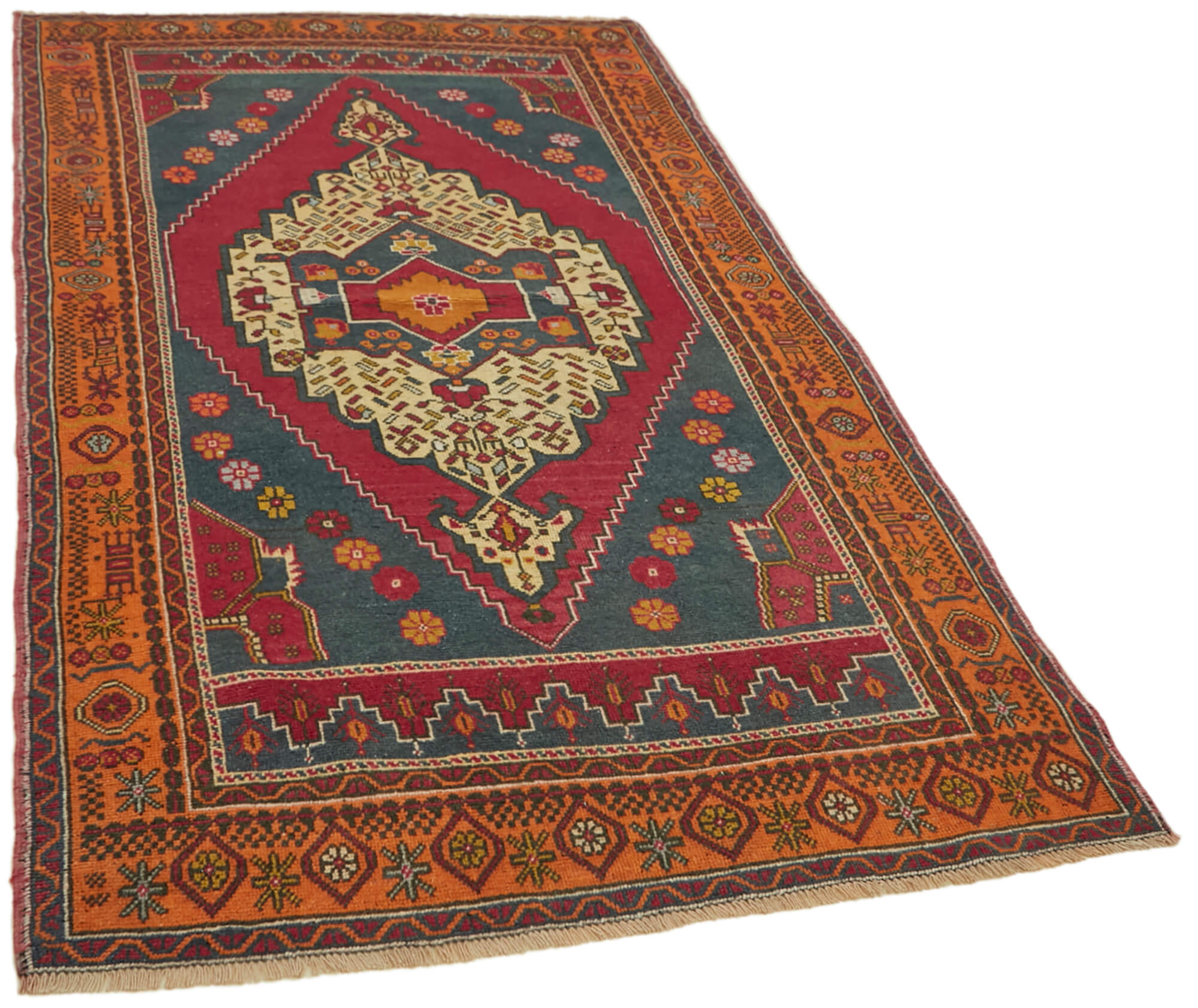 4 x 7 Blue Anatolian Rug - 7177