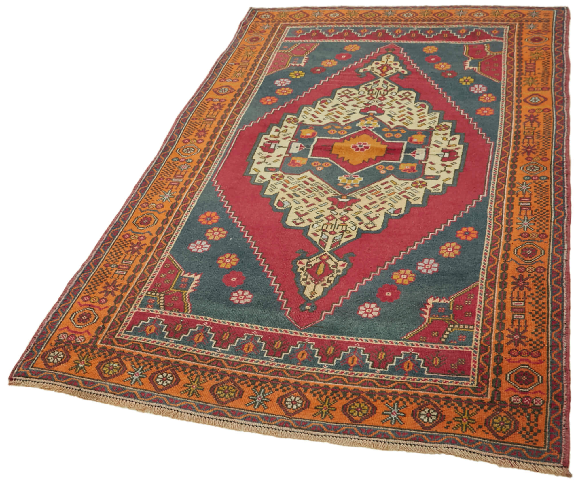 4 x 7 Blue Anatolian Rug - 7177