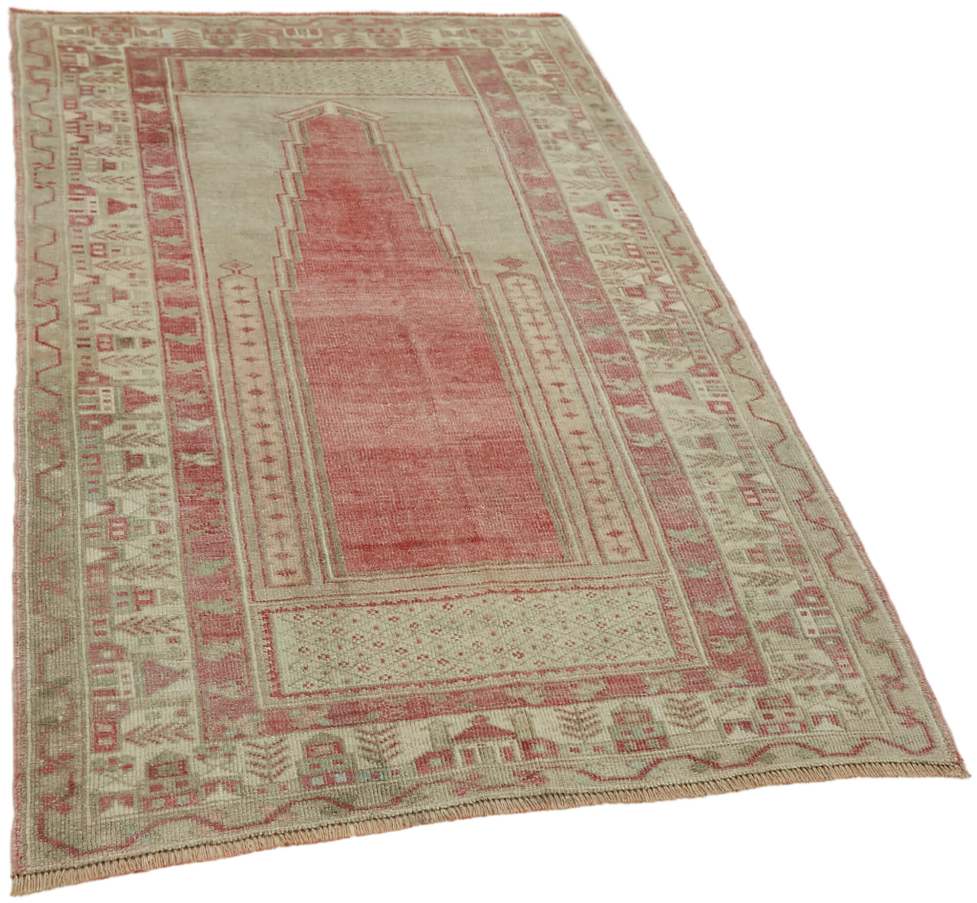 4 x 6 Beige Anatolian Rug - 7178