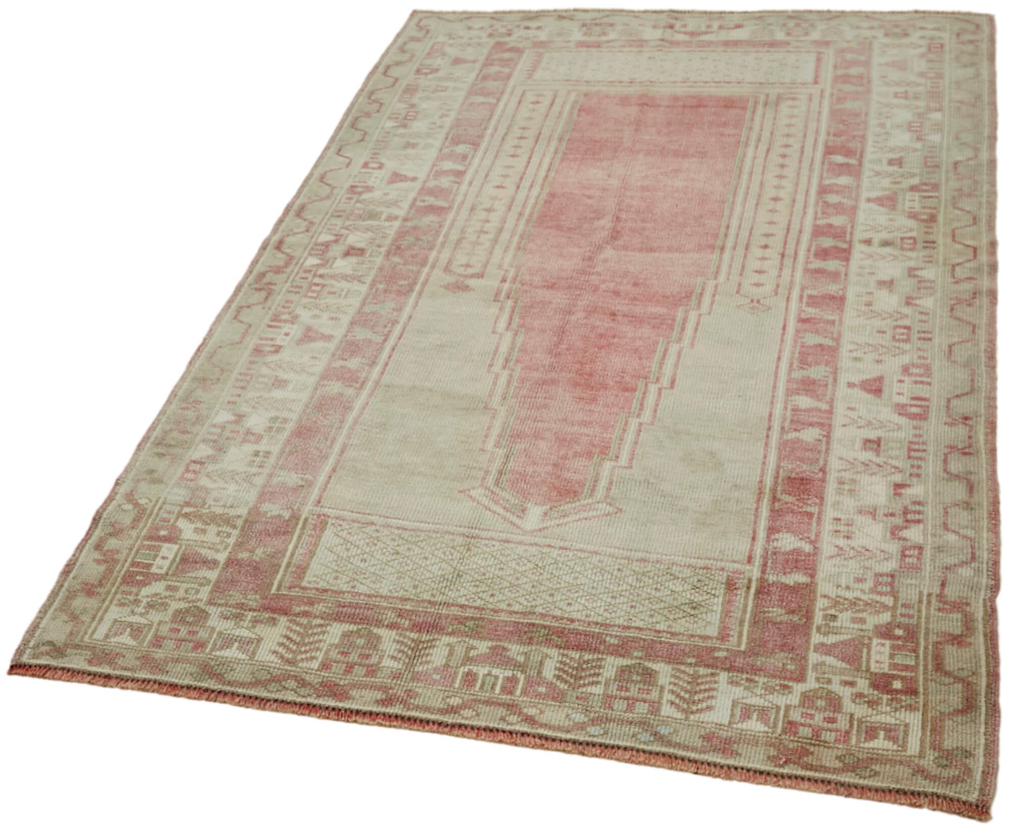 4 x 6 Beige Anatolian Rug - 7178