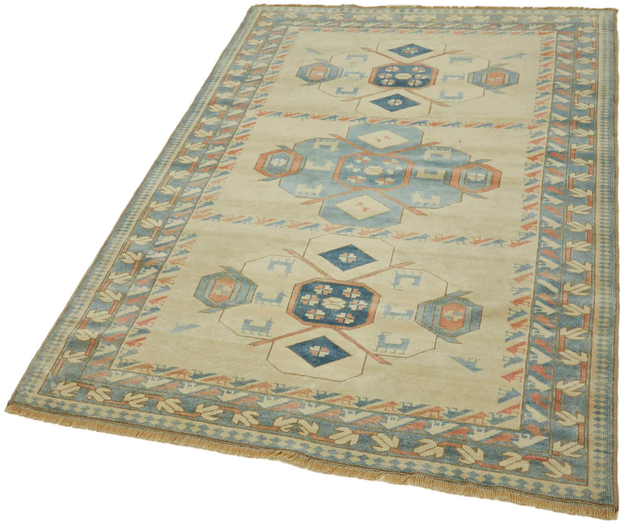 4 x 6 Beige Anatolian Rug - 7180