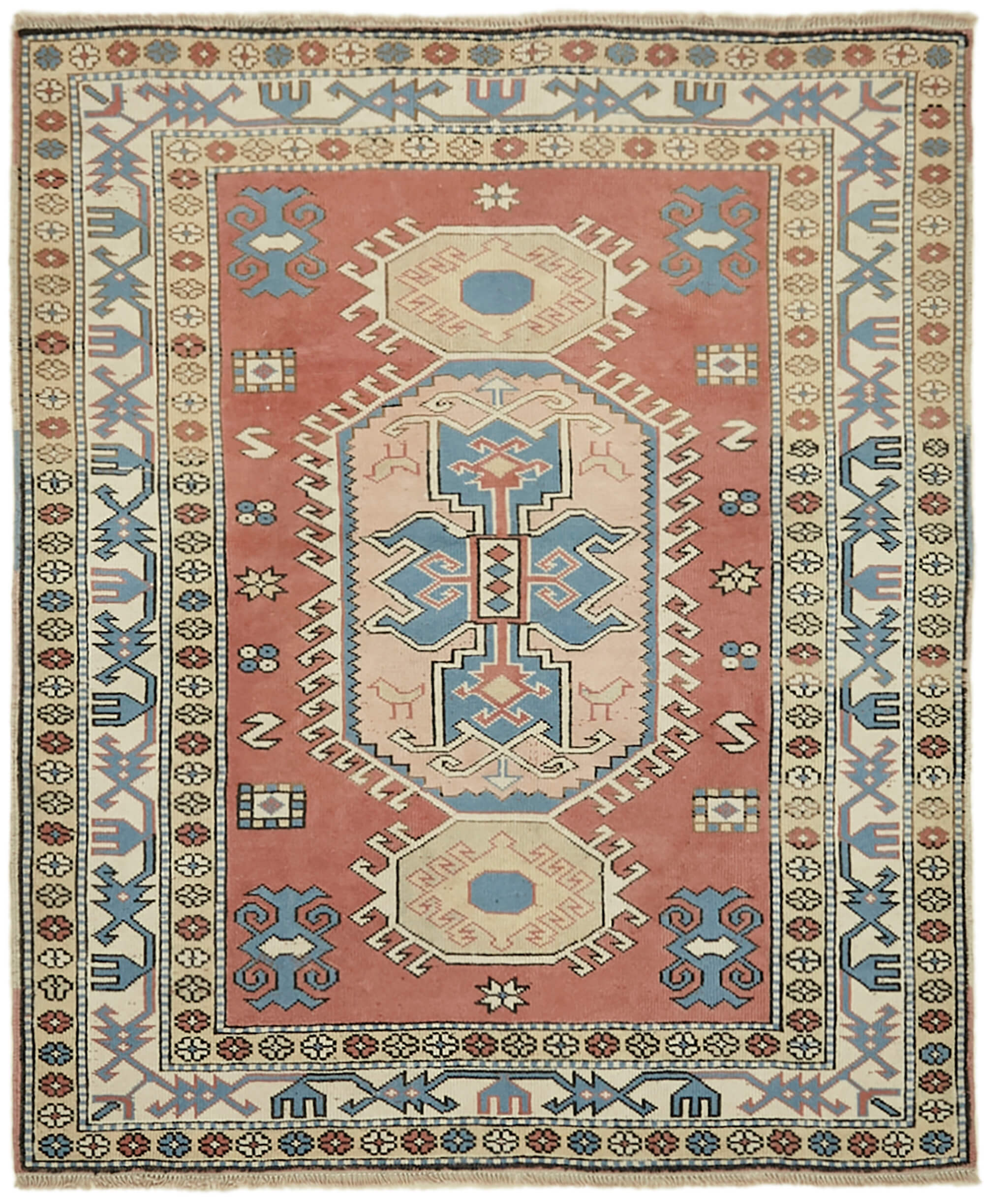 5 x 6 Beige Anatolian Rug - 7184