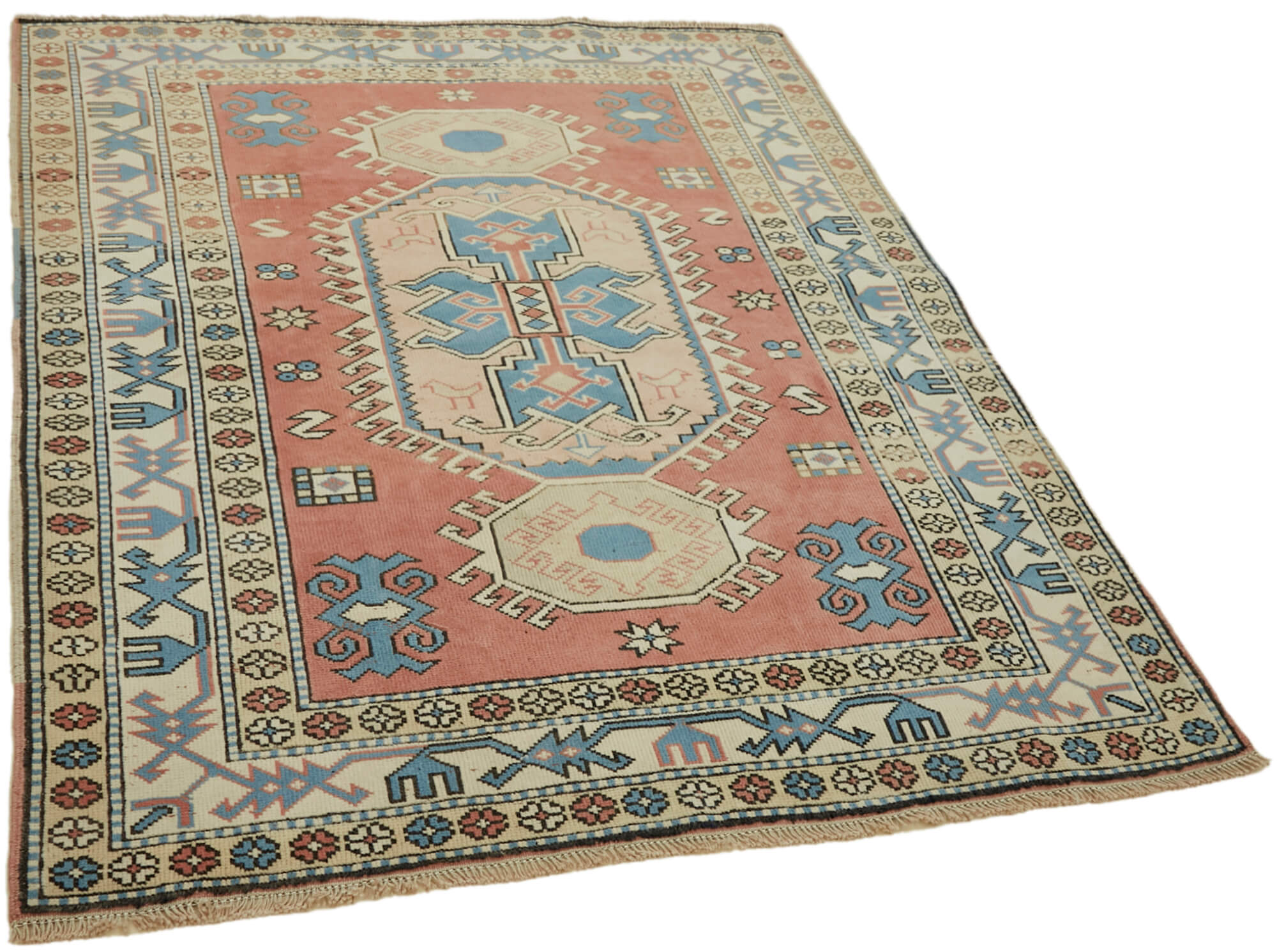 5 x 6 Beige Anatolian Rug - 7184