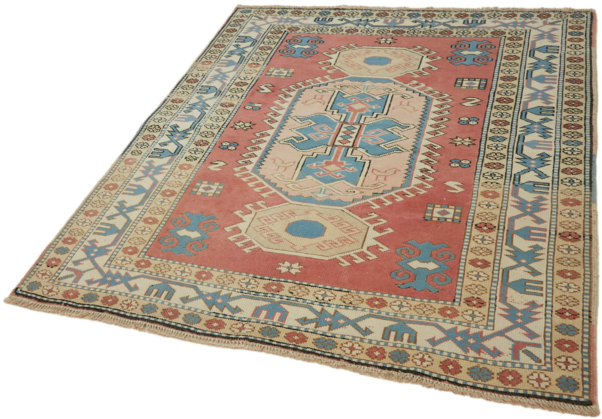 5 x 6 Beige Anatolian Rug - 7184