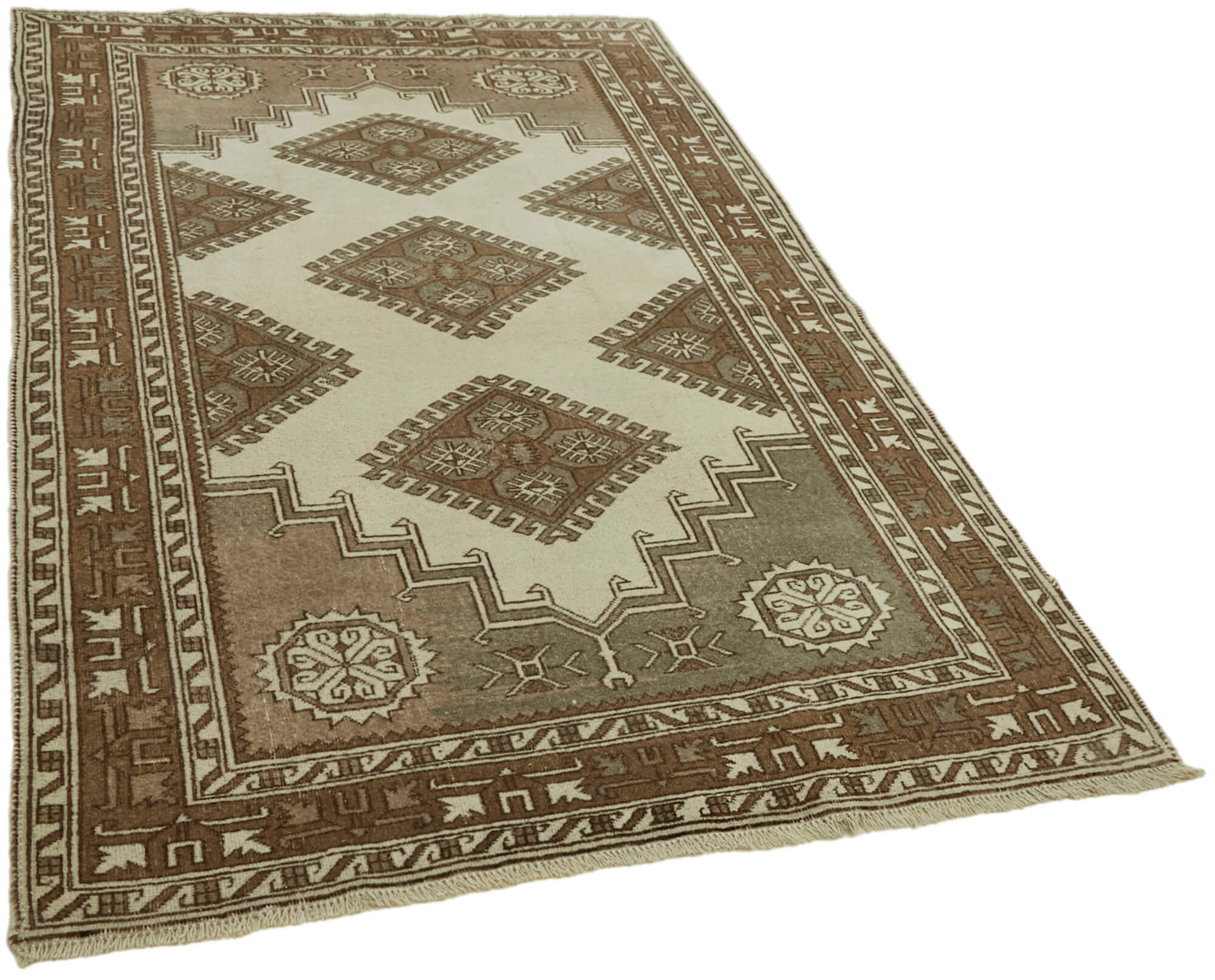 5 x 7 Beige Anatolian Rug - 7189