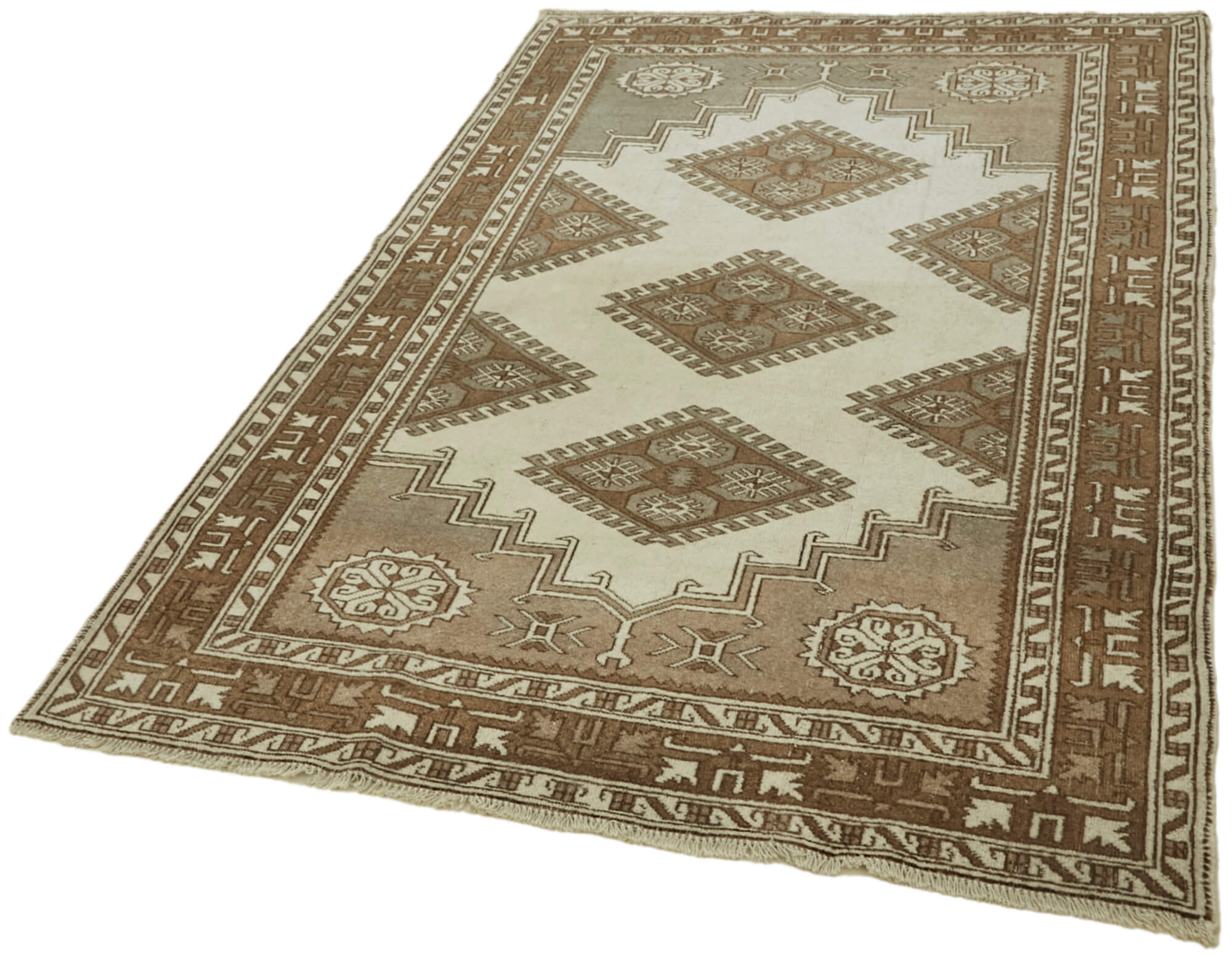 5 x 7 Beige Anatolian Rug - 7189