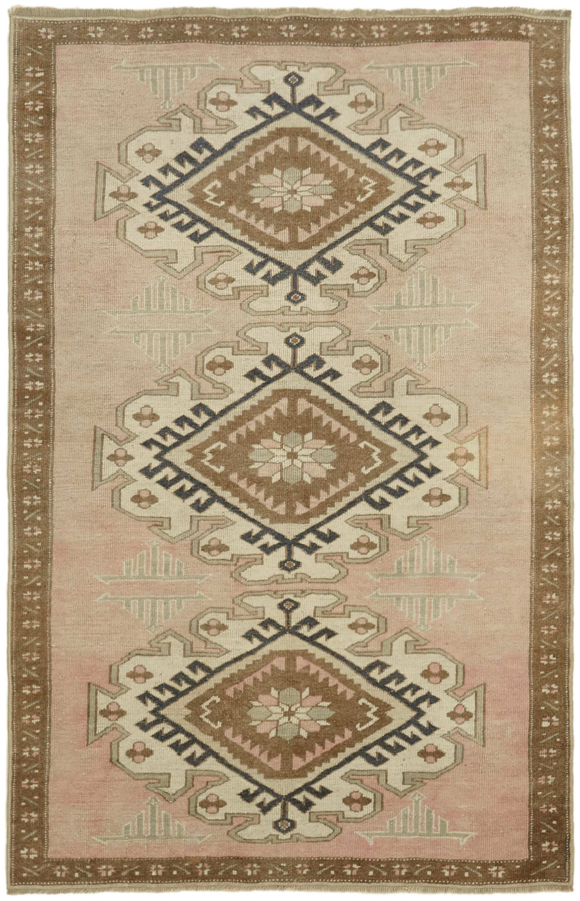 4 x 6 Beige Anatolian Rug - 7191