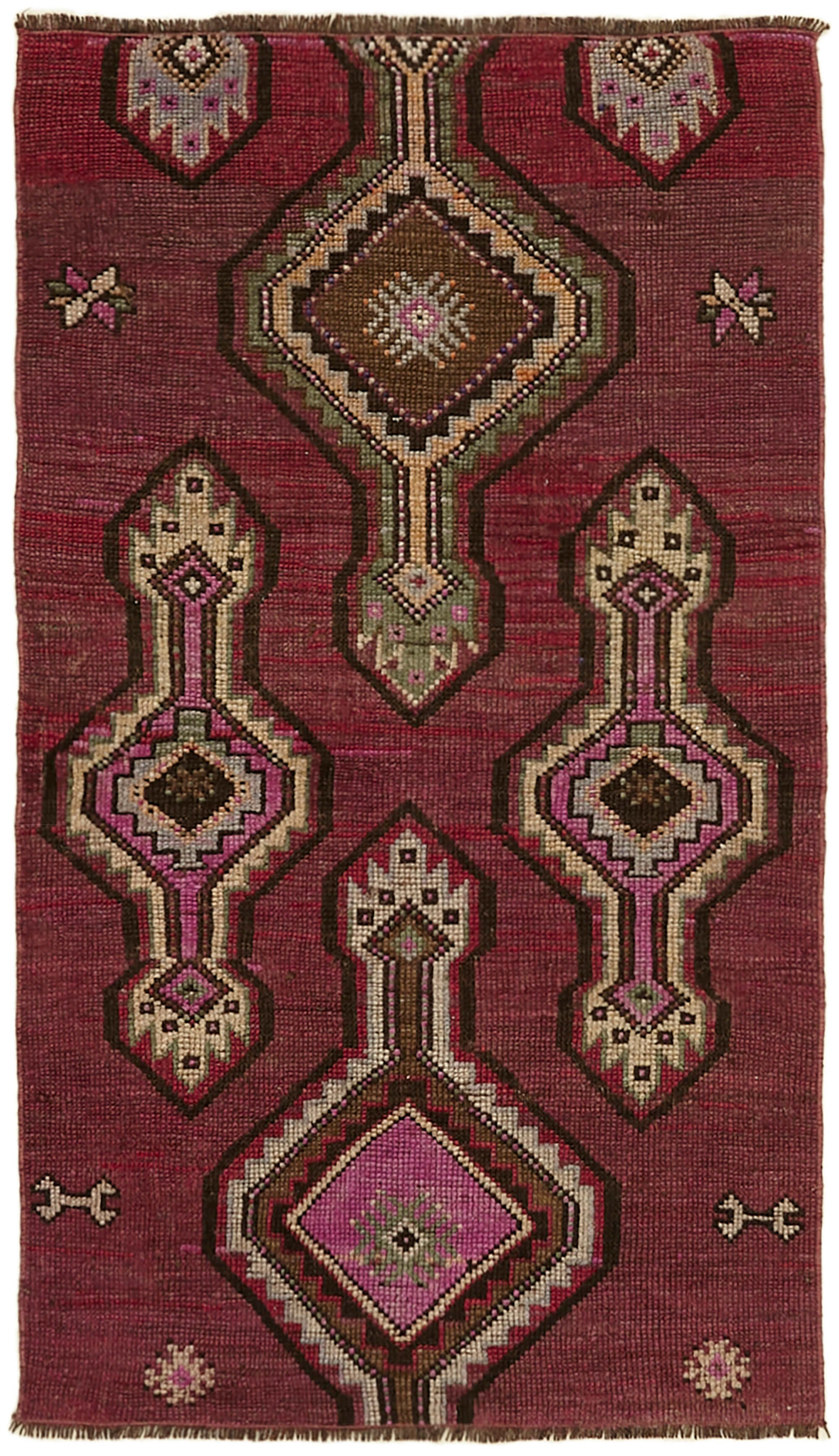 3 x 4 Purple Anatolian Rug - 7196