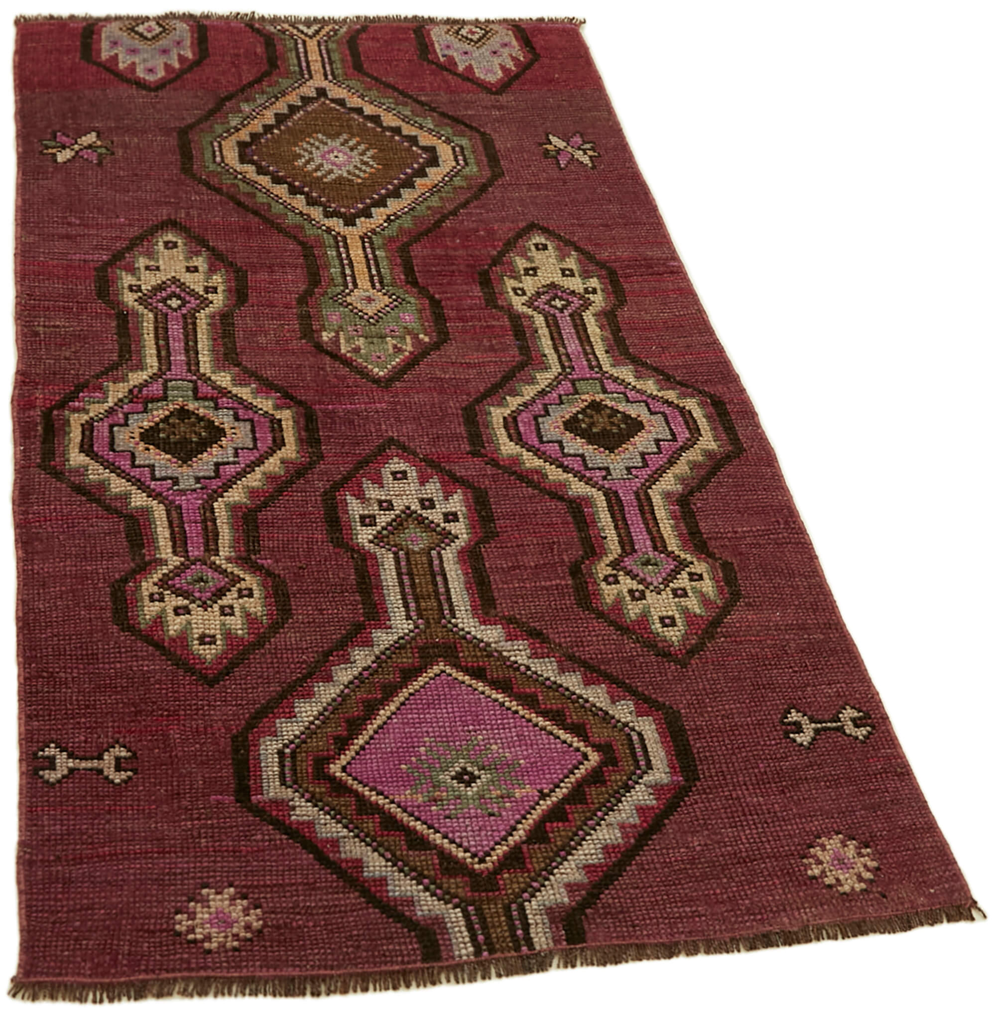 3 x 4 Purple Anatolian Rug - 7196