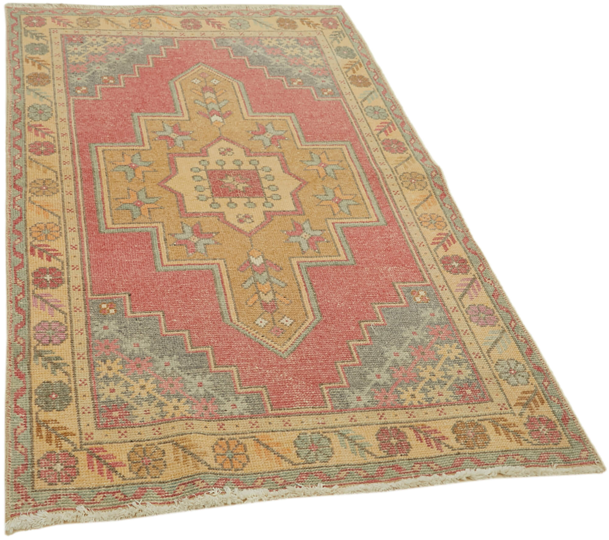 3 x 6 Pink Anatolian Rug - 7197