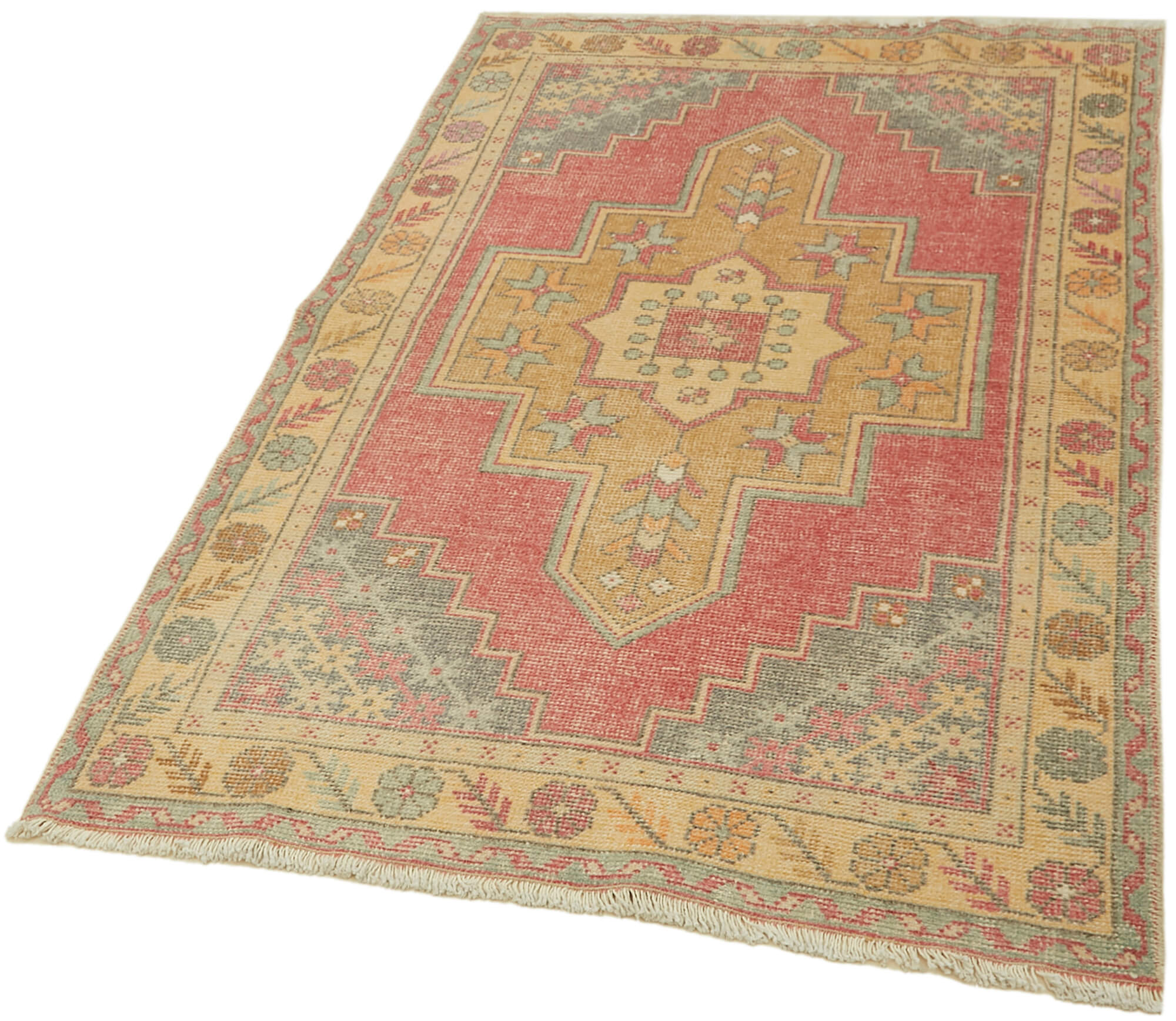 3 x 6 Pink Anatolian Rug - 7197