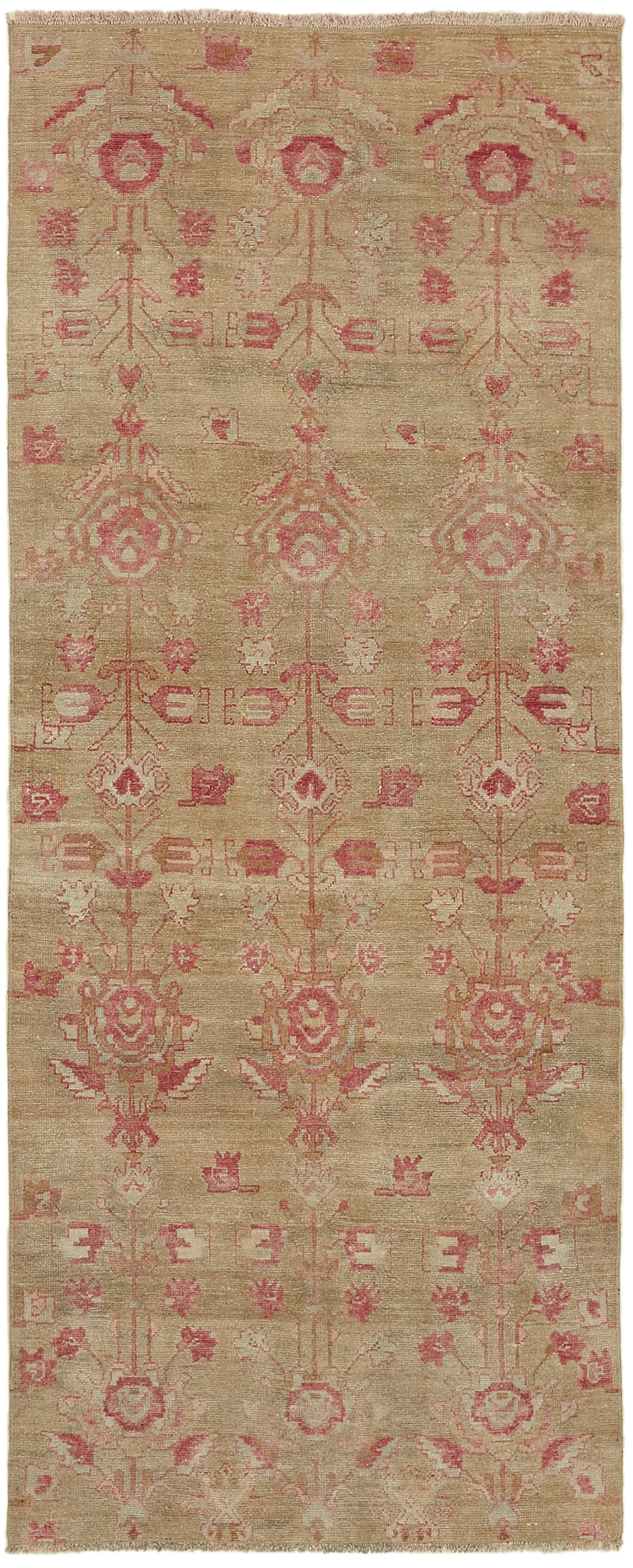 3 x 7 Beige Anatolian Rug - 7198