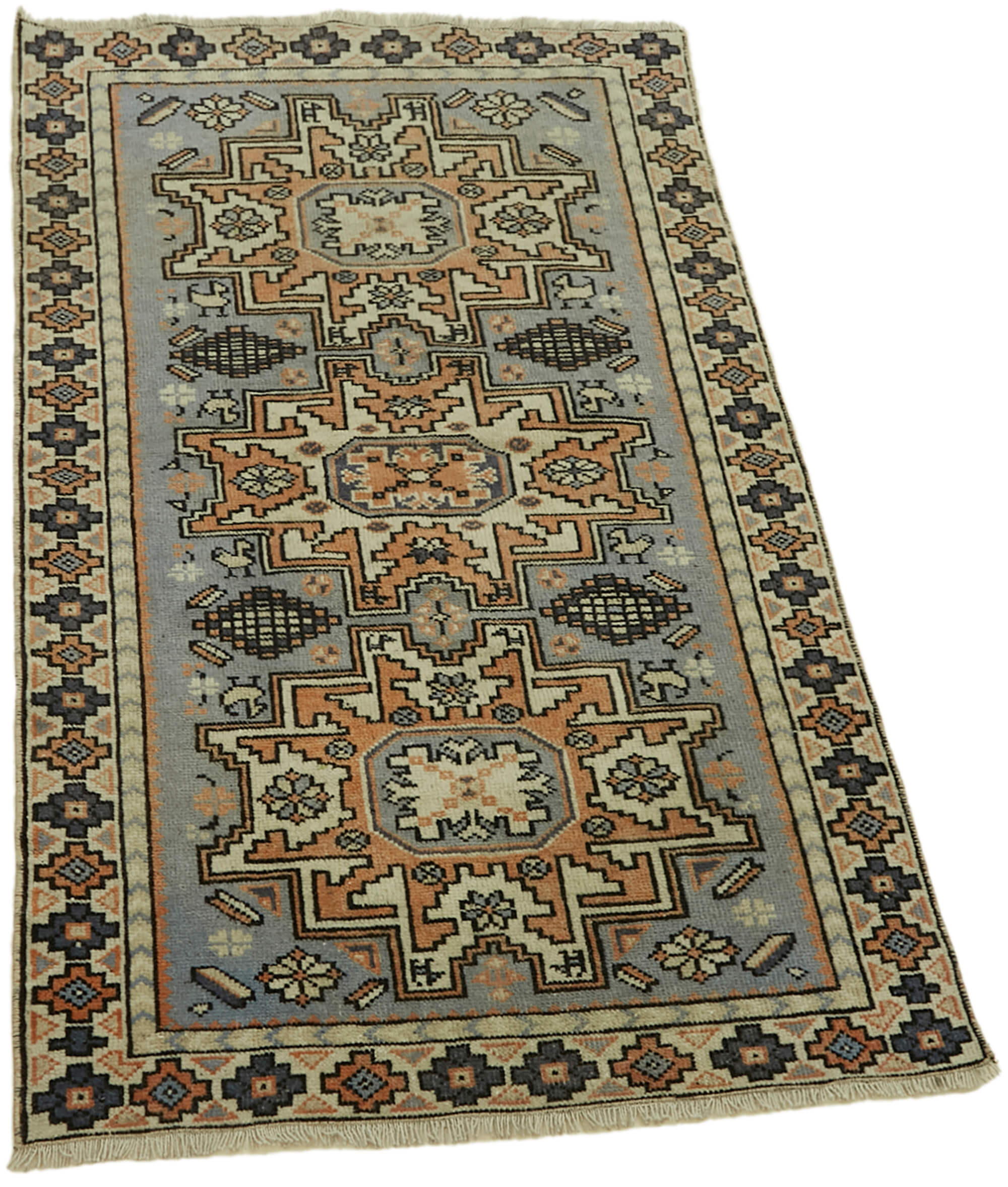 2 x 4 Beige Anatolian Rug - 7204