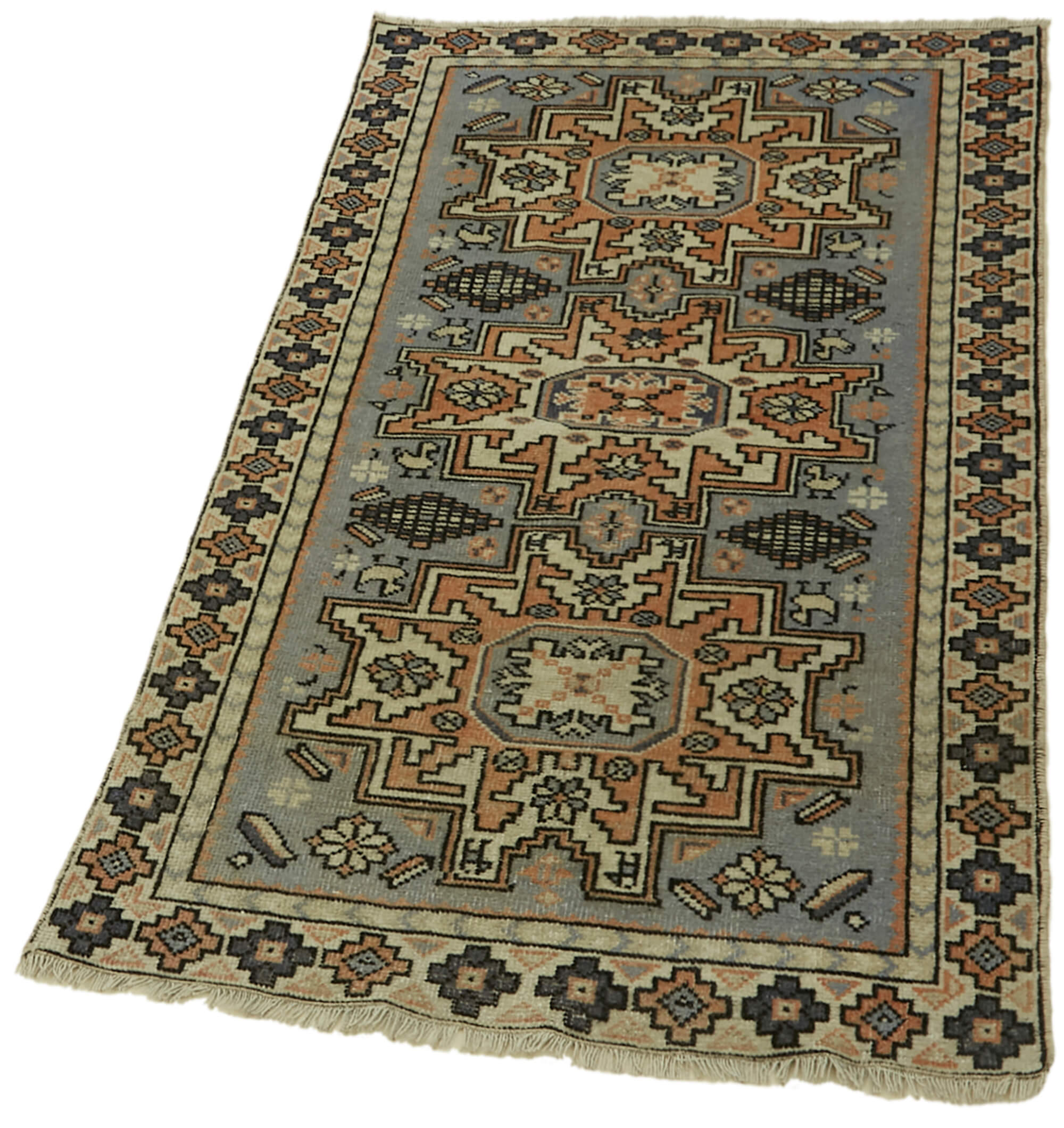 2 x 4 Beige Anatolian Rug - 7204