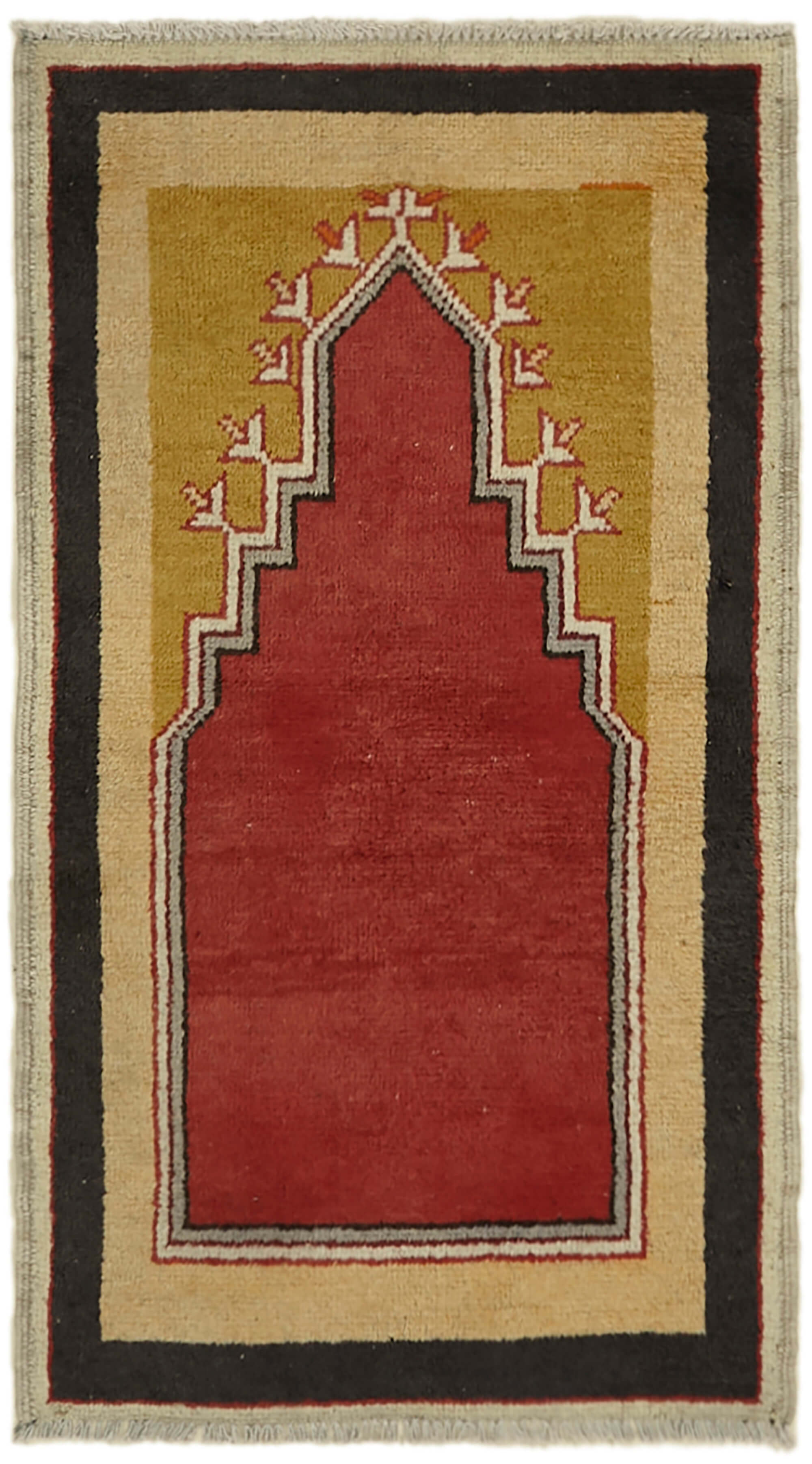 2 x 4 Red Anatolian Rug - 7206