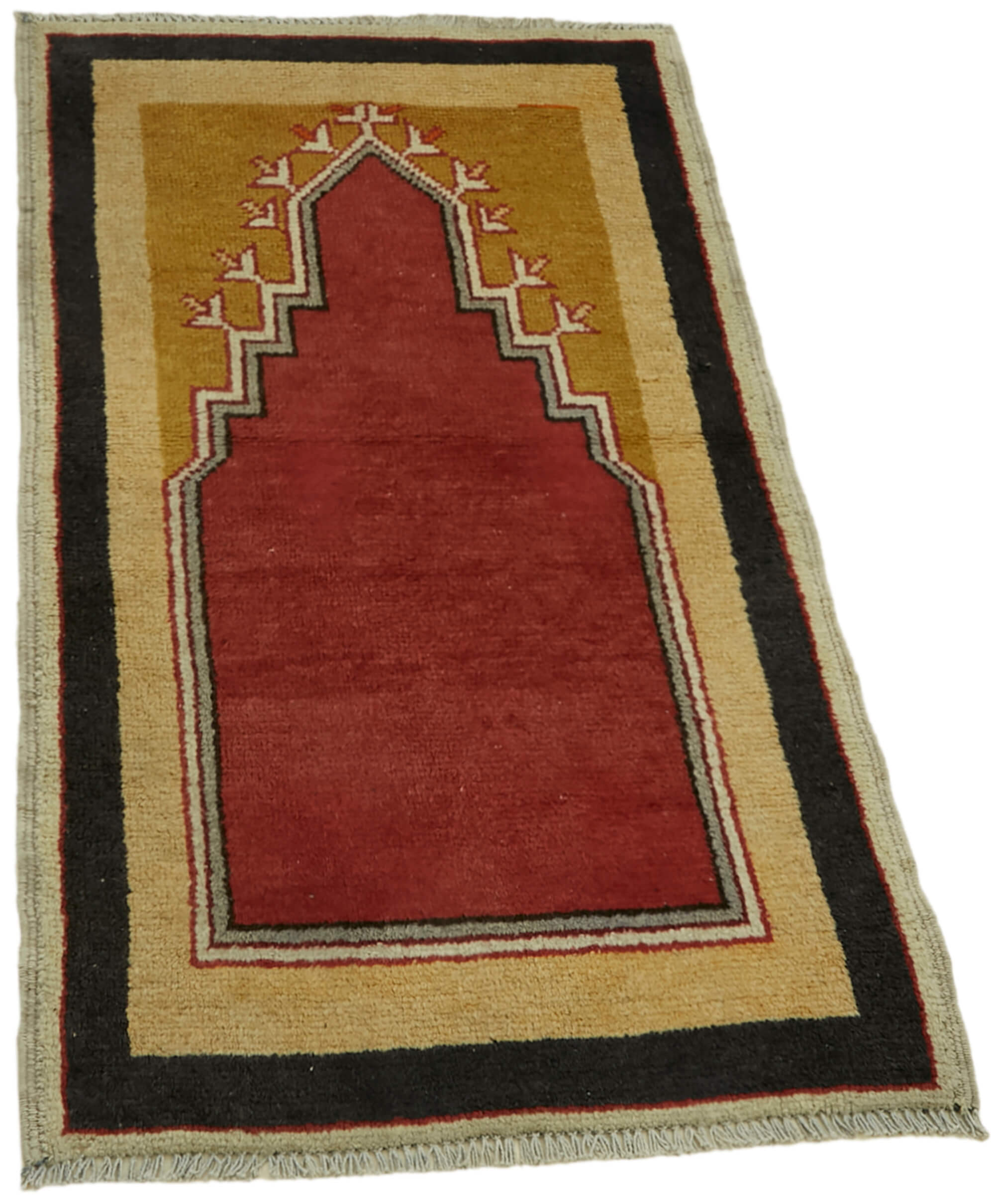 2 x 4 Red Anatolian Rug - 7206