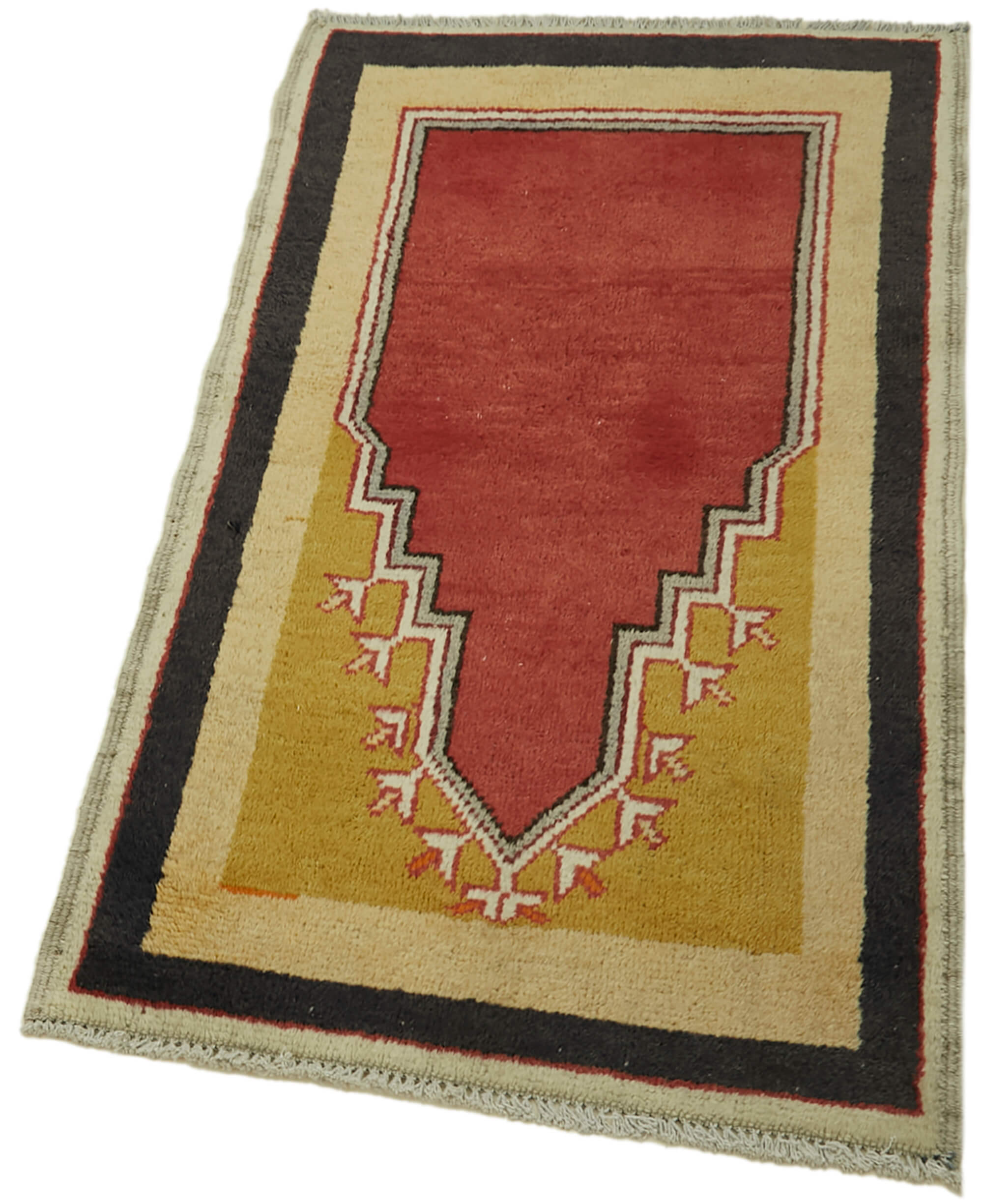 2 x 4 Red Anatolian Rug - 7206