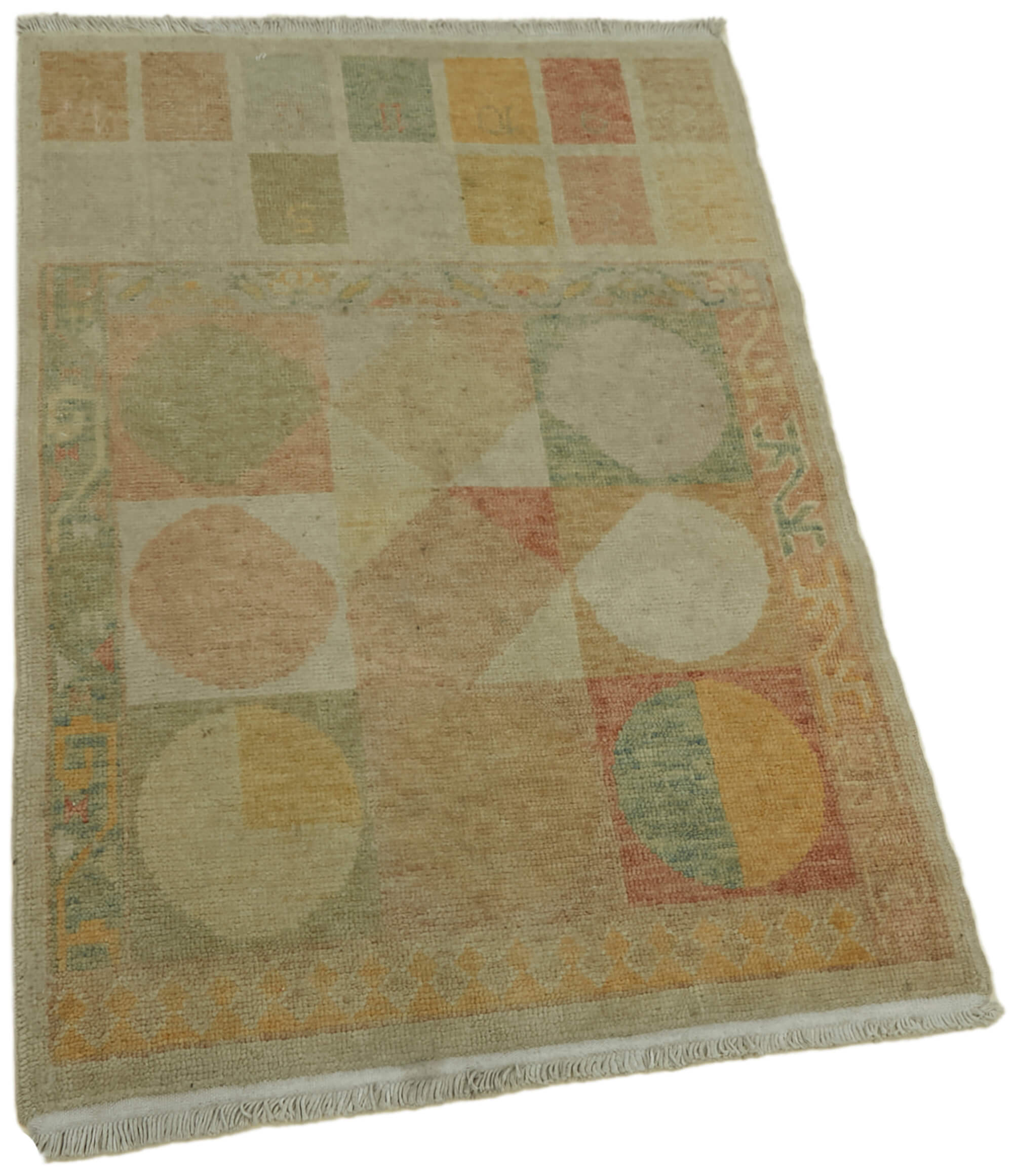 2 x 3 Beige Anatolian Rug - 7209