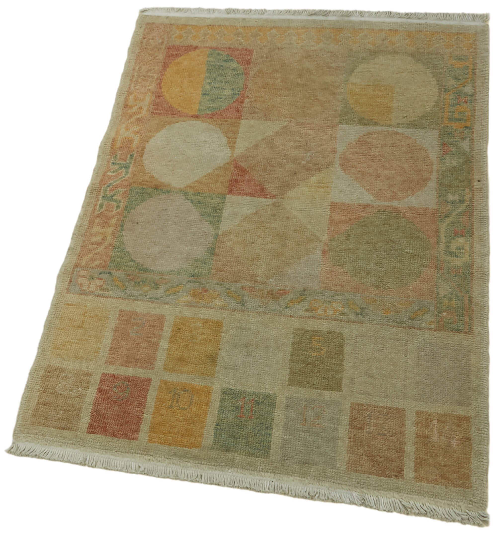 2 x 3 Beige Anatolian Rug - 7209