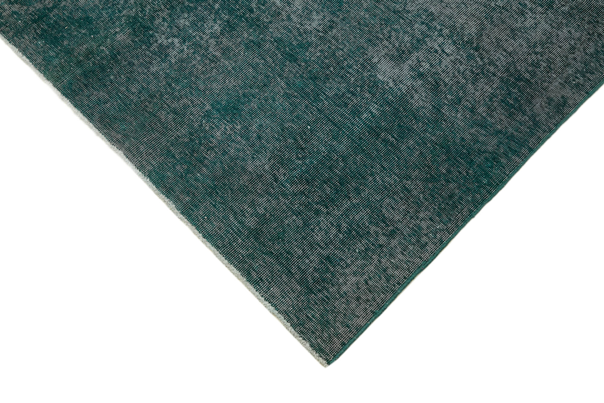 10 x 13 Turquoise Overdyed Large Area Rug - 7217