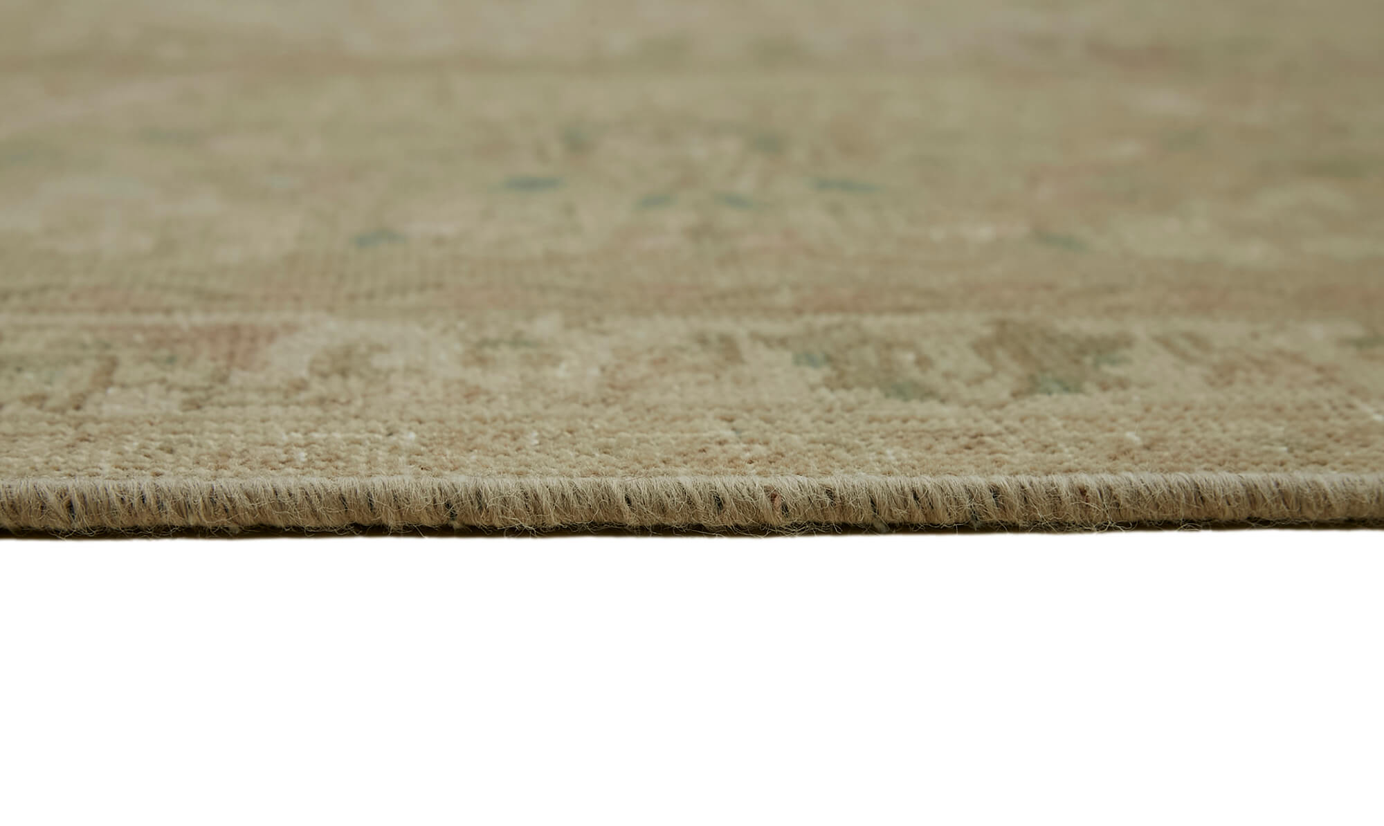 10 x 13 Beige Vintage Large Area Rug - 7224