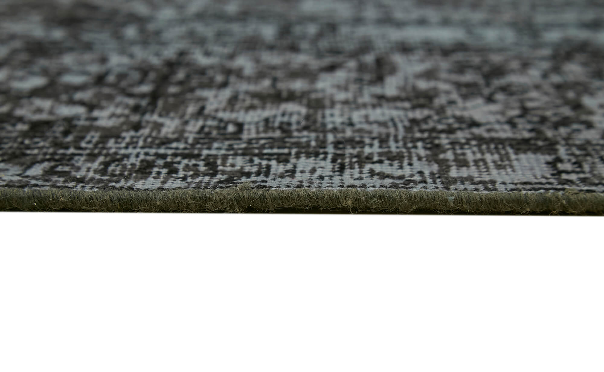 8 x 11 Grey Overdyed Large Area Rug - 7239