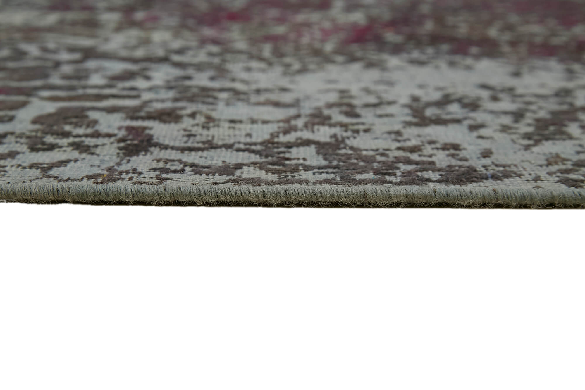 8 x 11 Grey Overdyed Large Area Rug - 7251