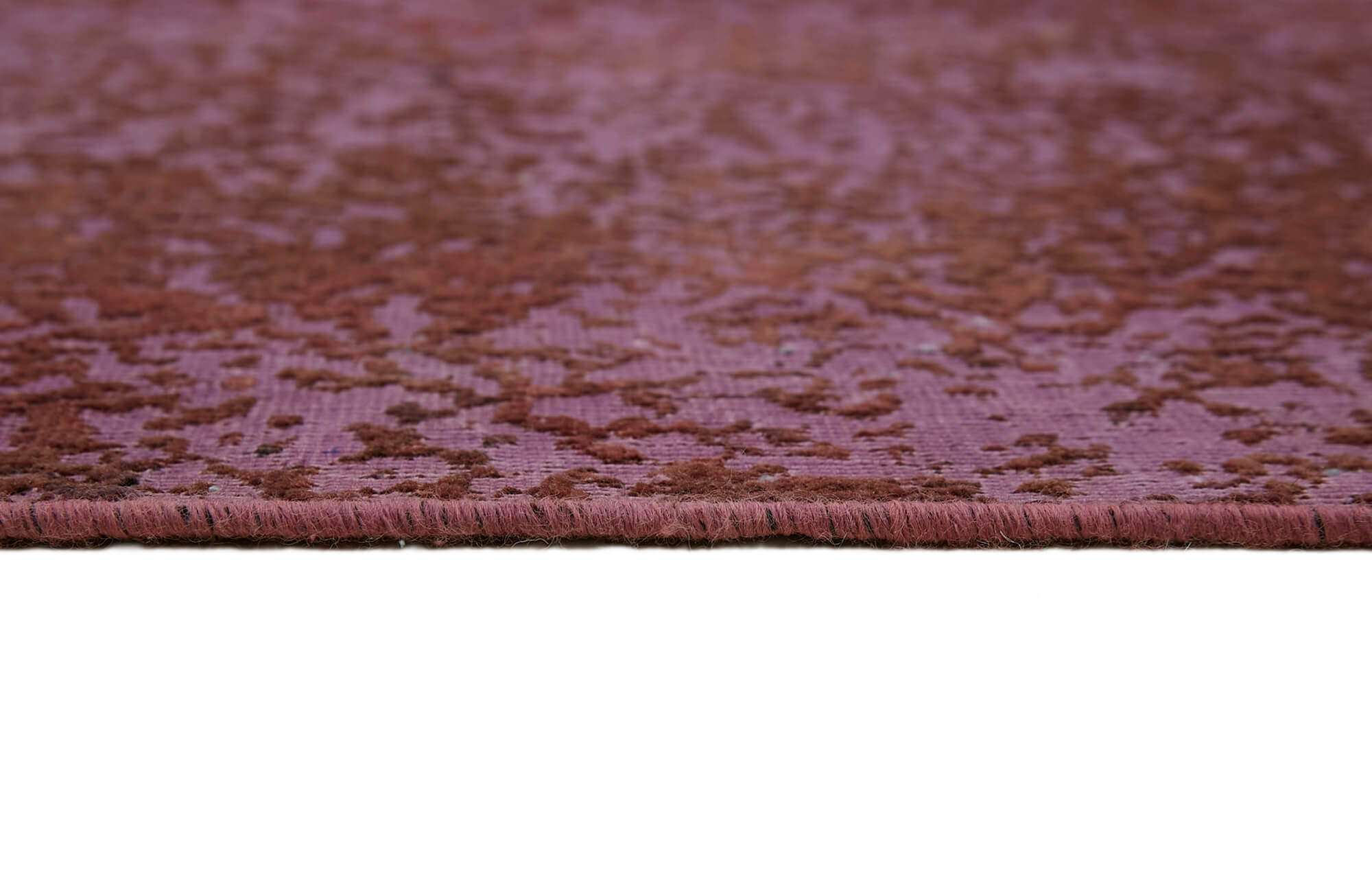 10 x 13 Purple Overdyed Large Area Rug - 7252