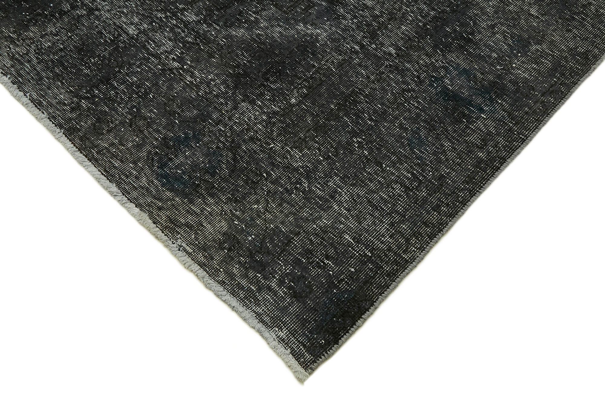 9 x 12 Black Overdyed Large Area Rug - 7253