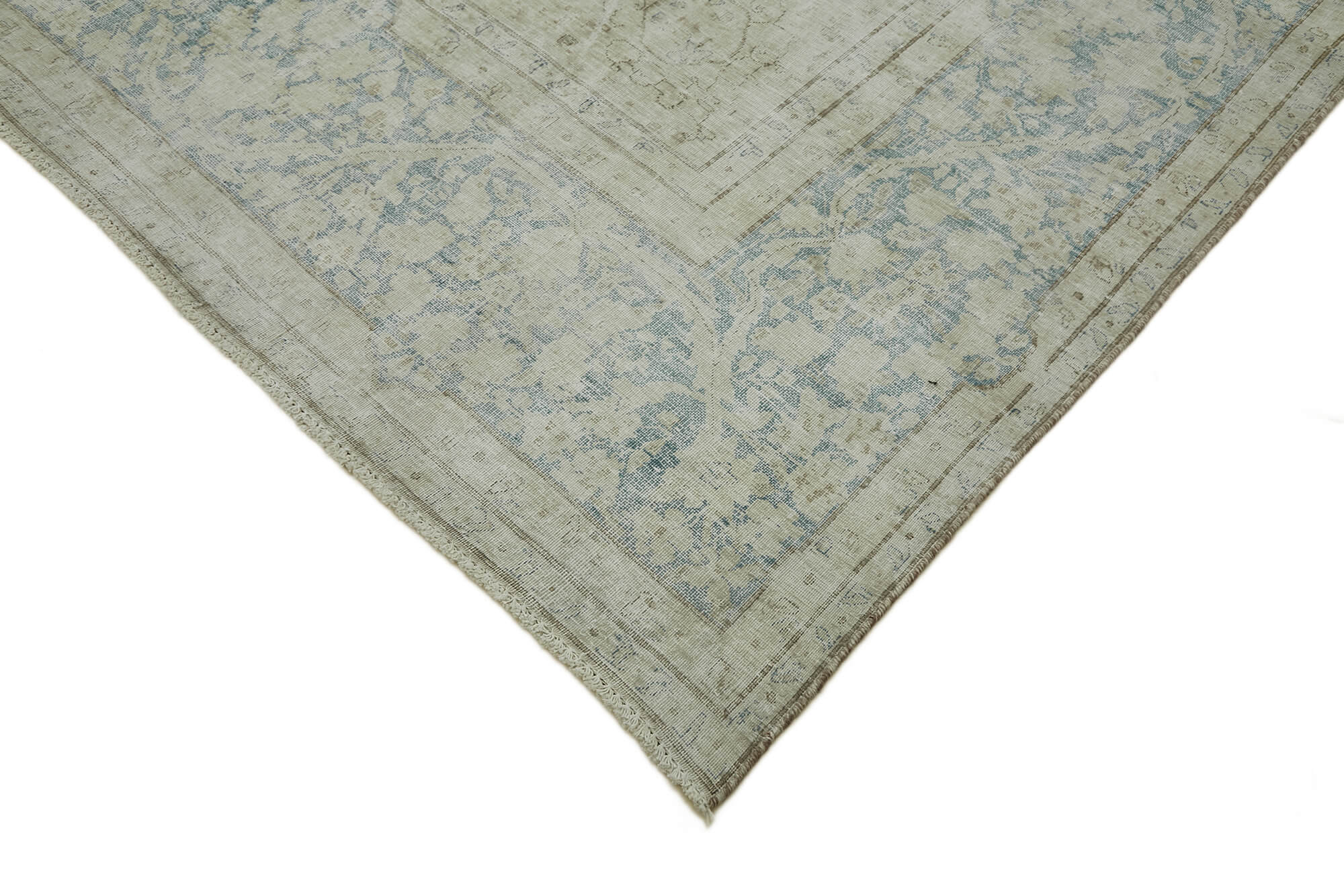 10 x 13 Beige Vintage Large Area Rug - 7265