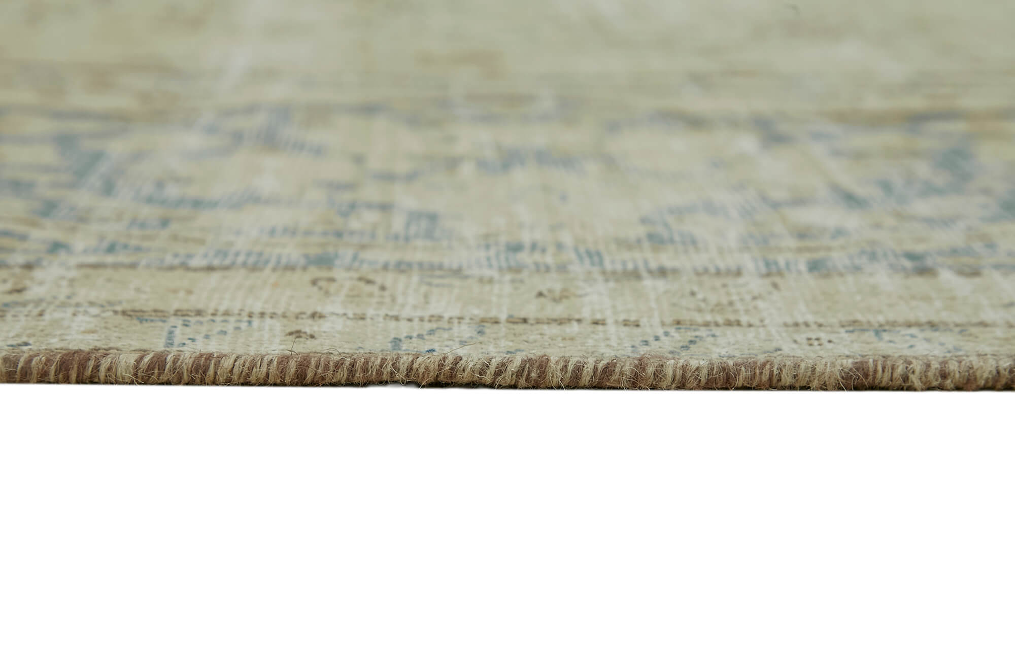 10 x 13 Beige Vintage Large Area Rug - 7265