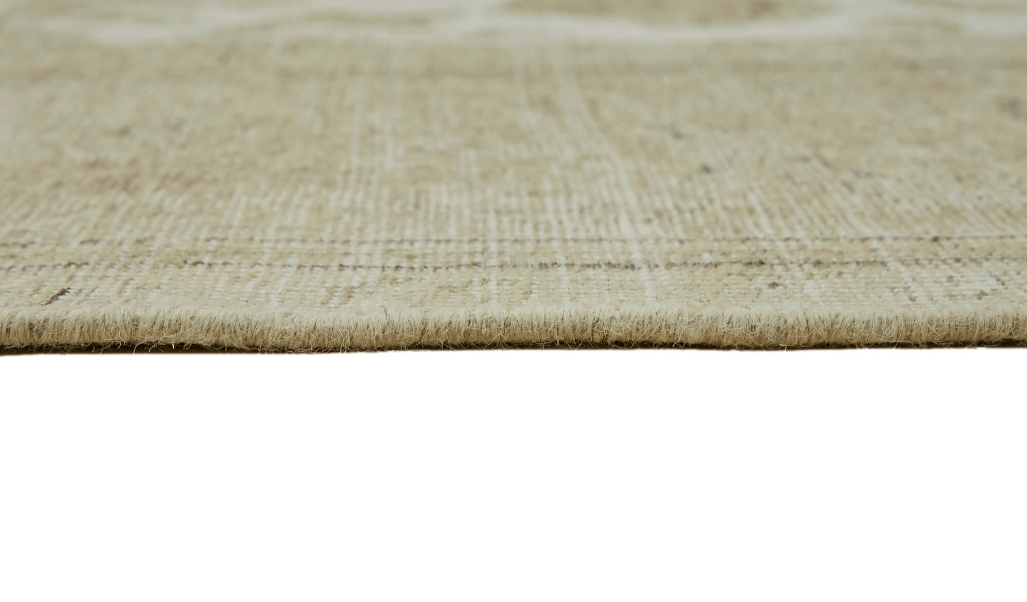 9 x 12 Beige Vintage Large Area Rug - 7267