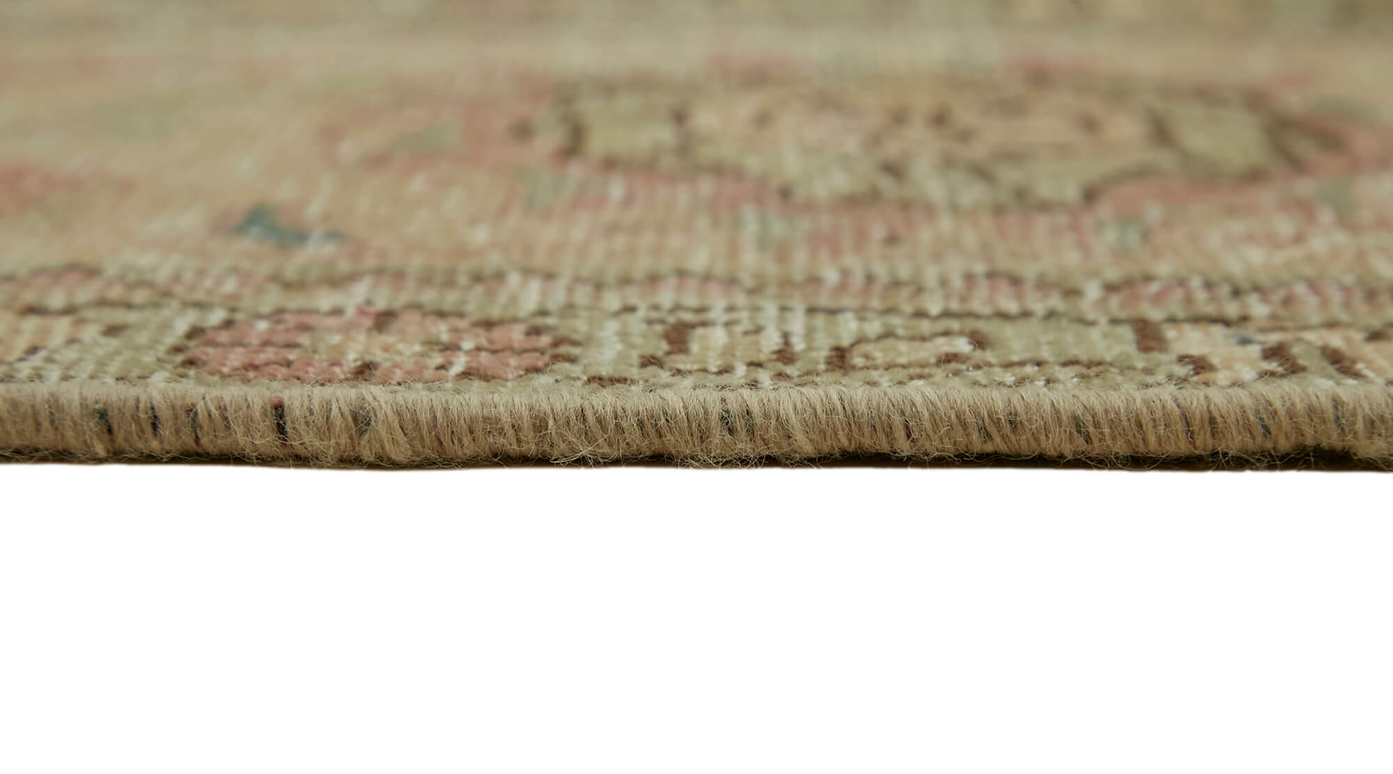 9 x 11 Beige Vintage Large Area Rug - 7277