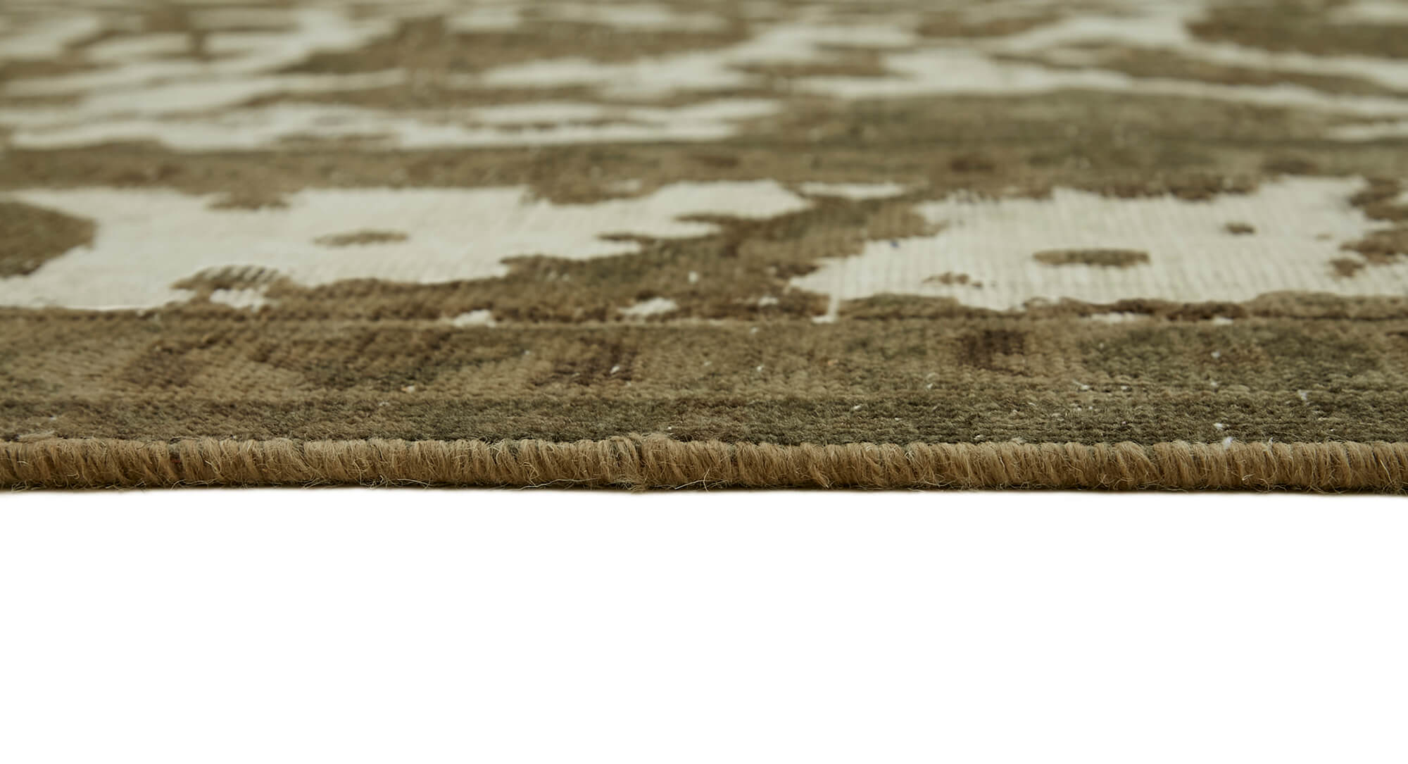 9 x 13 Beige Vintage Large Area Rug - 7289