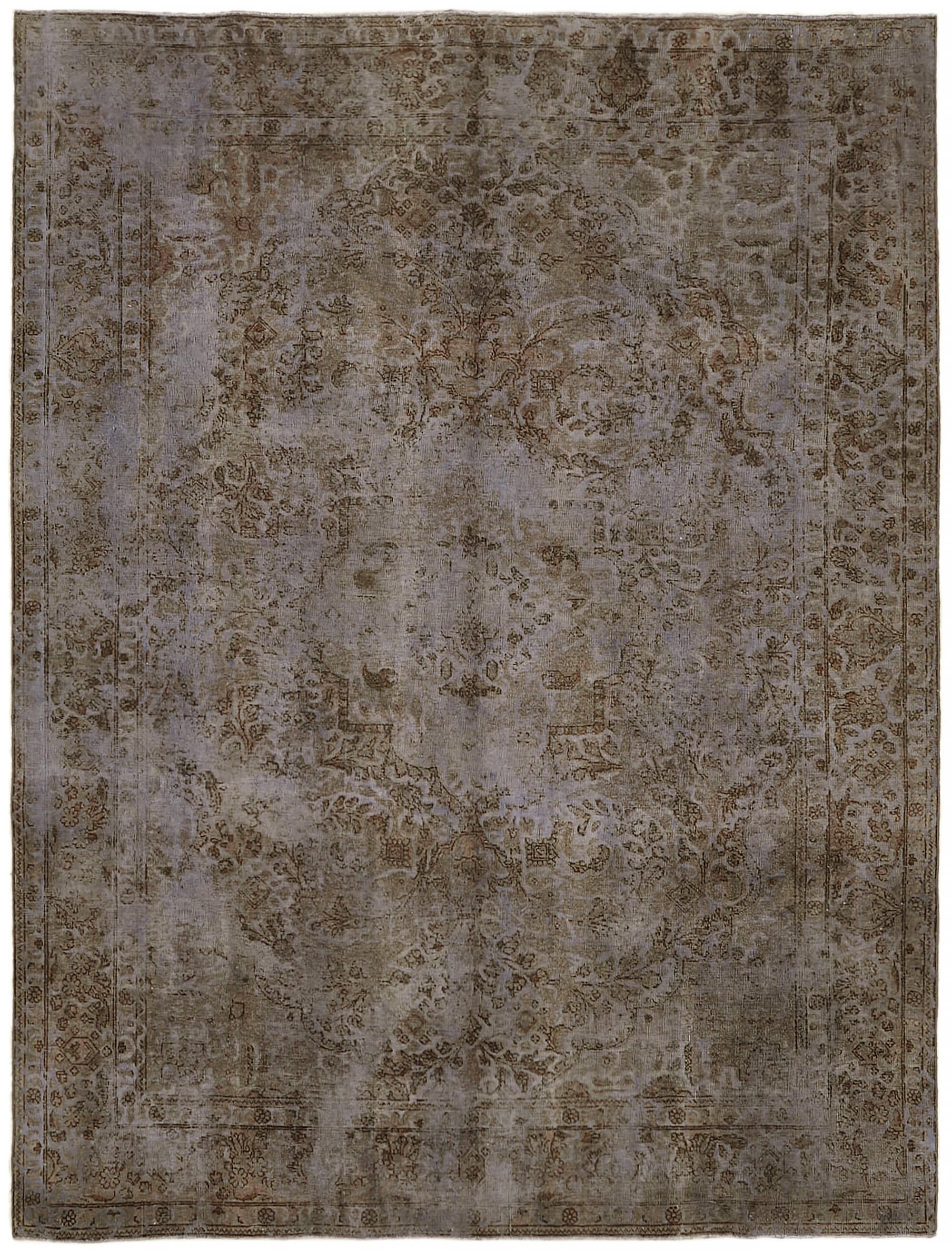 8 x 10 Grey Vintage Large Area Rug - 7310