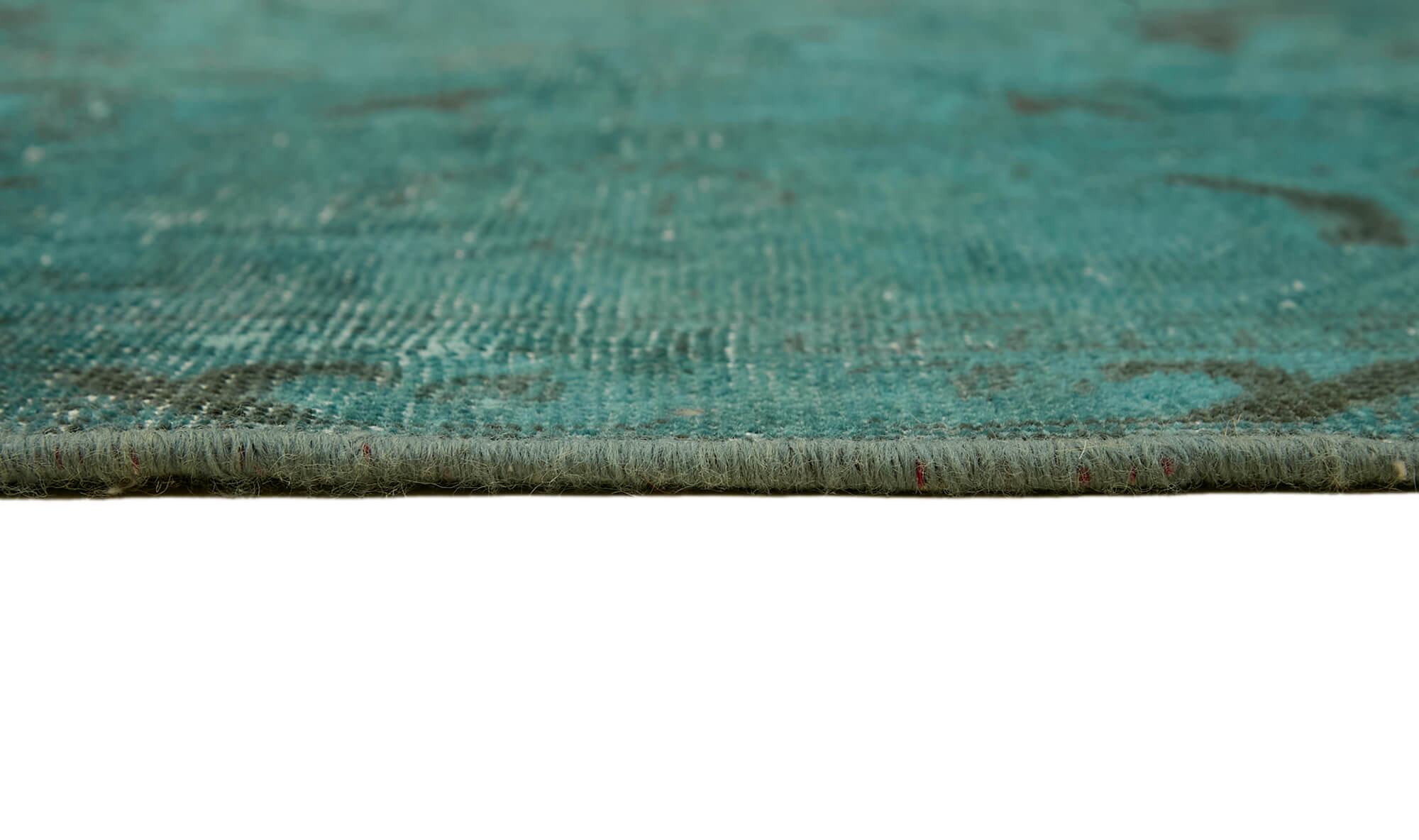 7 x 11 Turquoise Overdyed Large Area Rug - 7312