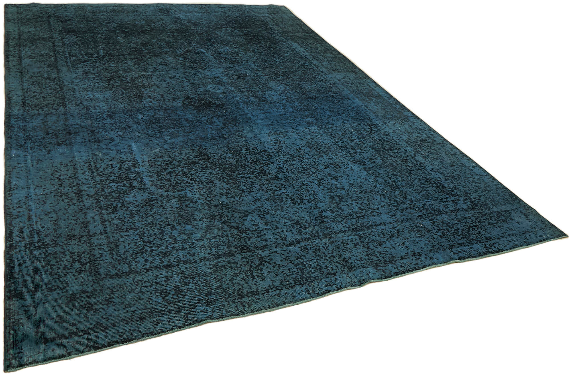 8 x 11 Blue Overdyed Large Area Rug - 7315