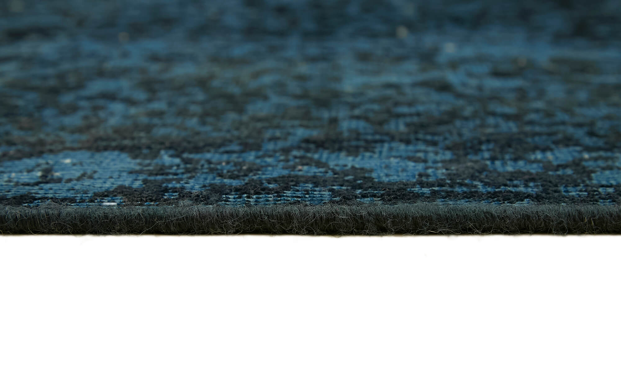 8 x 11 Blue Overdyed Large Area Rug - 7315