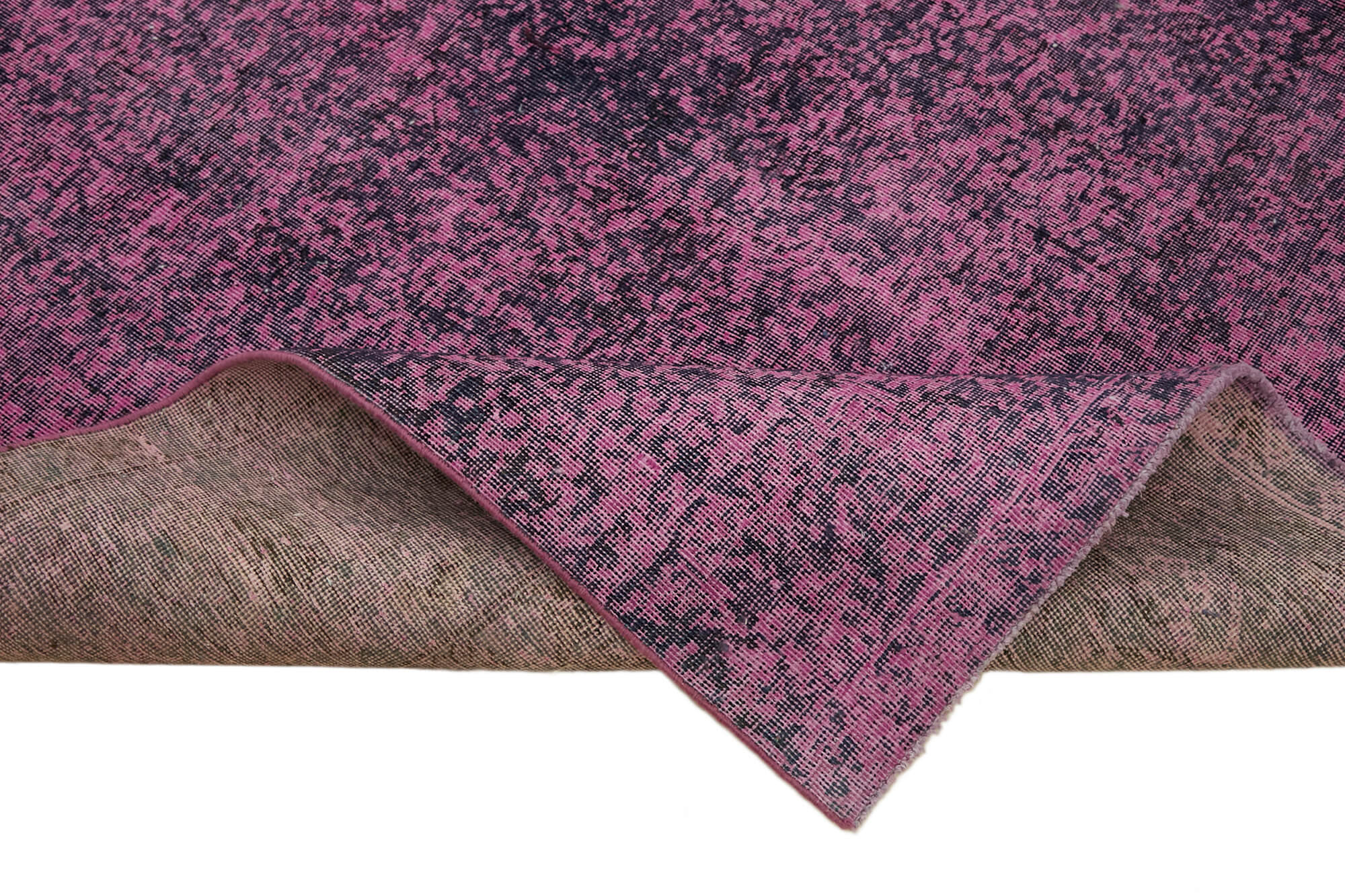 9 x 12 Pink Overdyed Large Area Rug - 7322