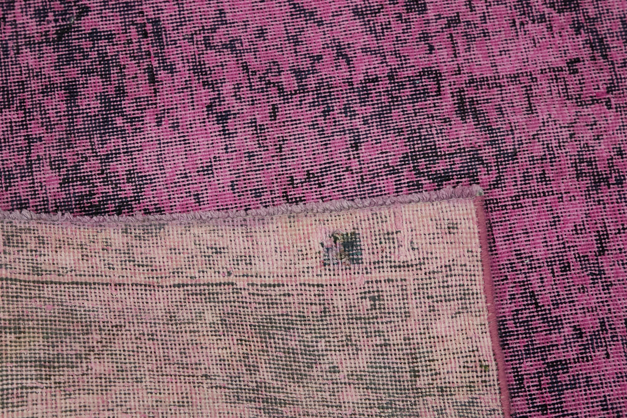 9 x 12 Pink Overdyed Large Area Rug - 7322