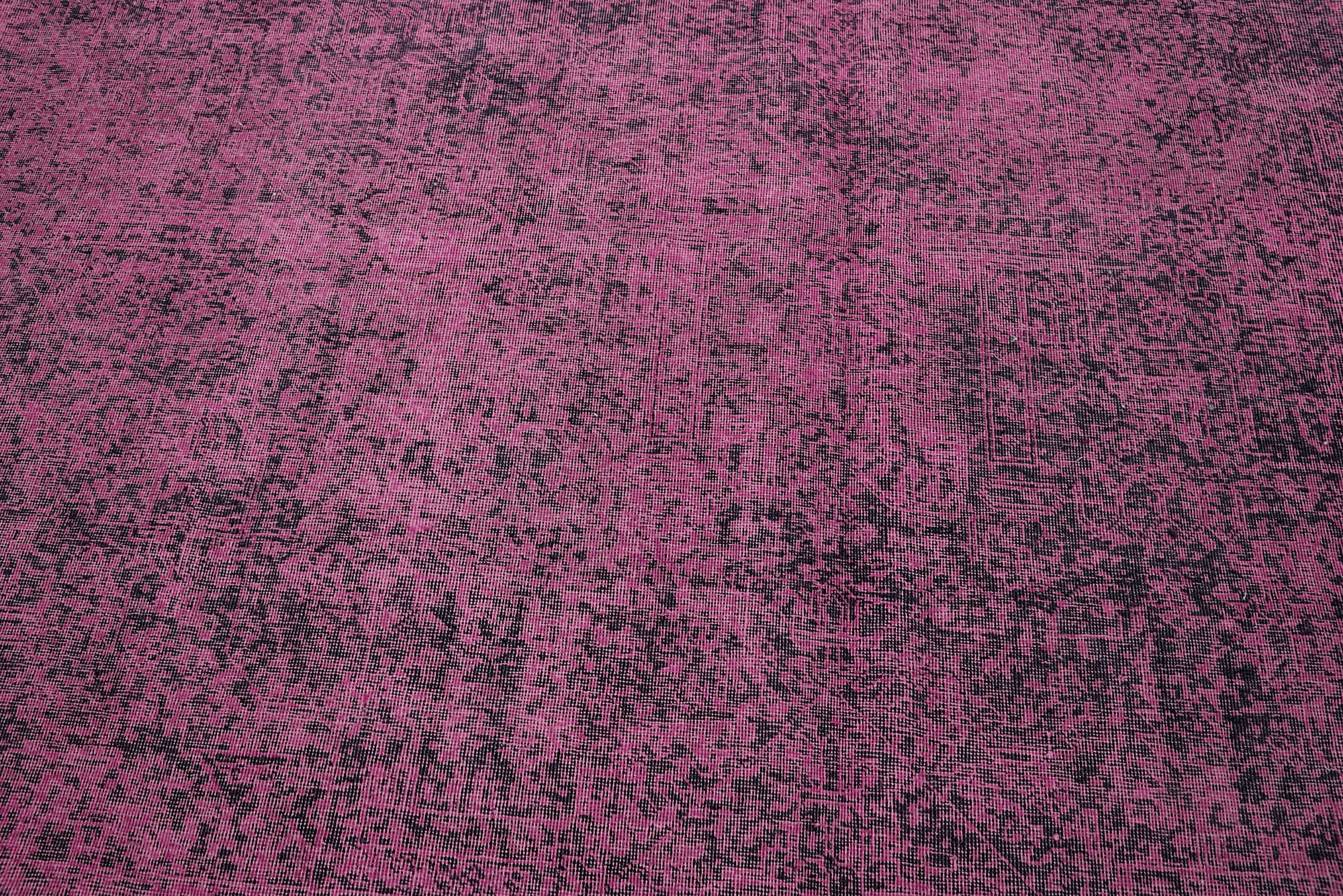 9 x 12 Pink Overdyed Large Area Rug - 7322