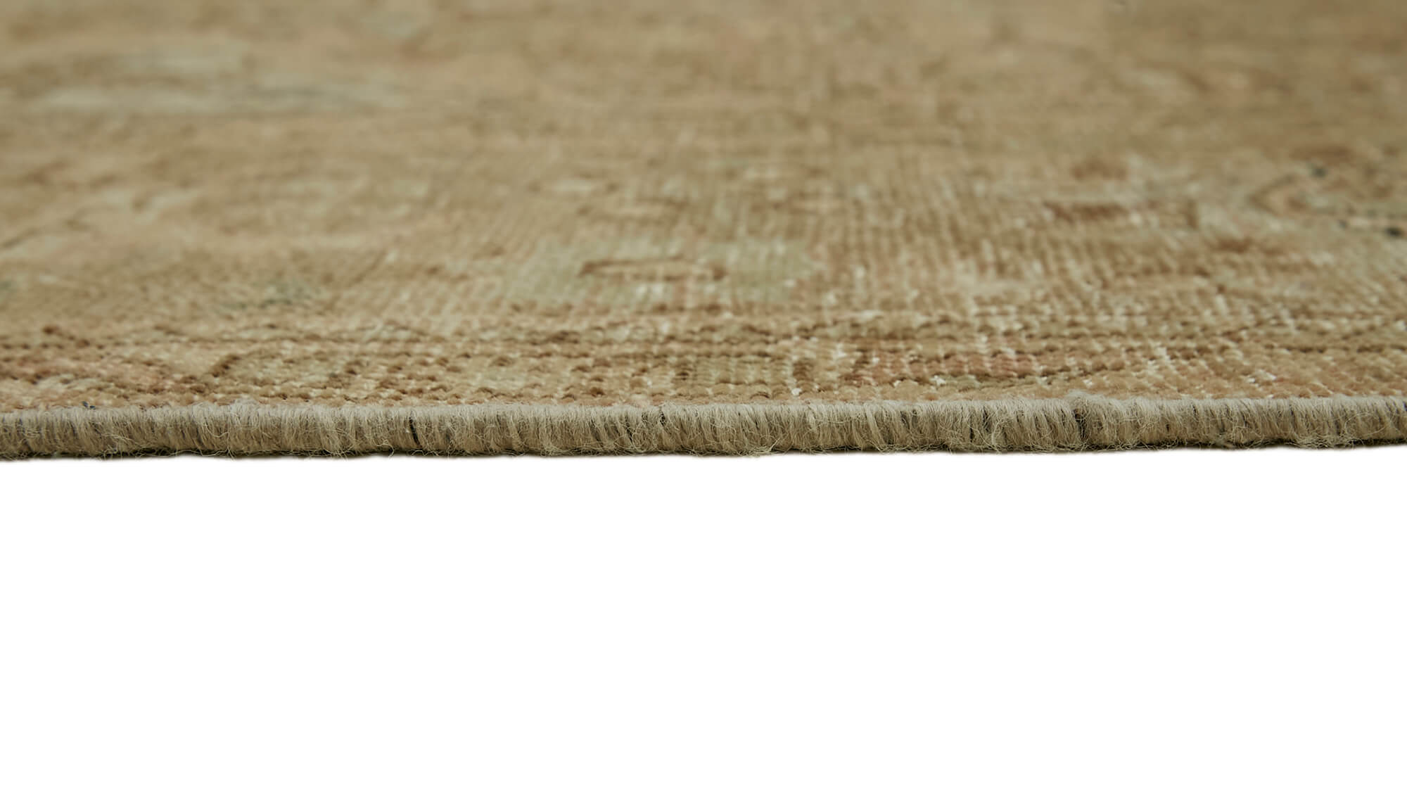 8 x 10 Beige Vintage Large Area Rug - 7325