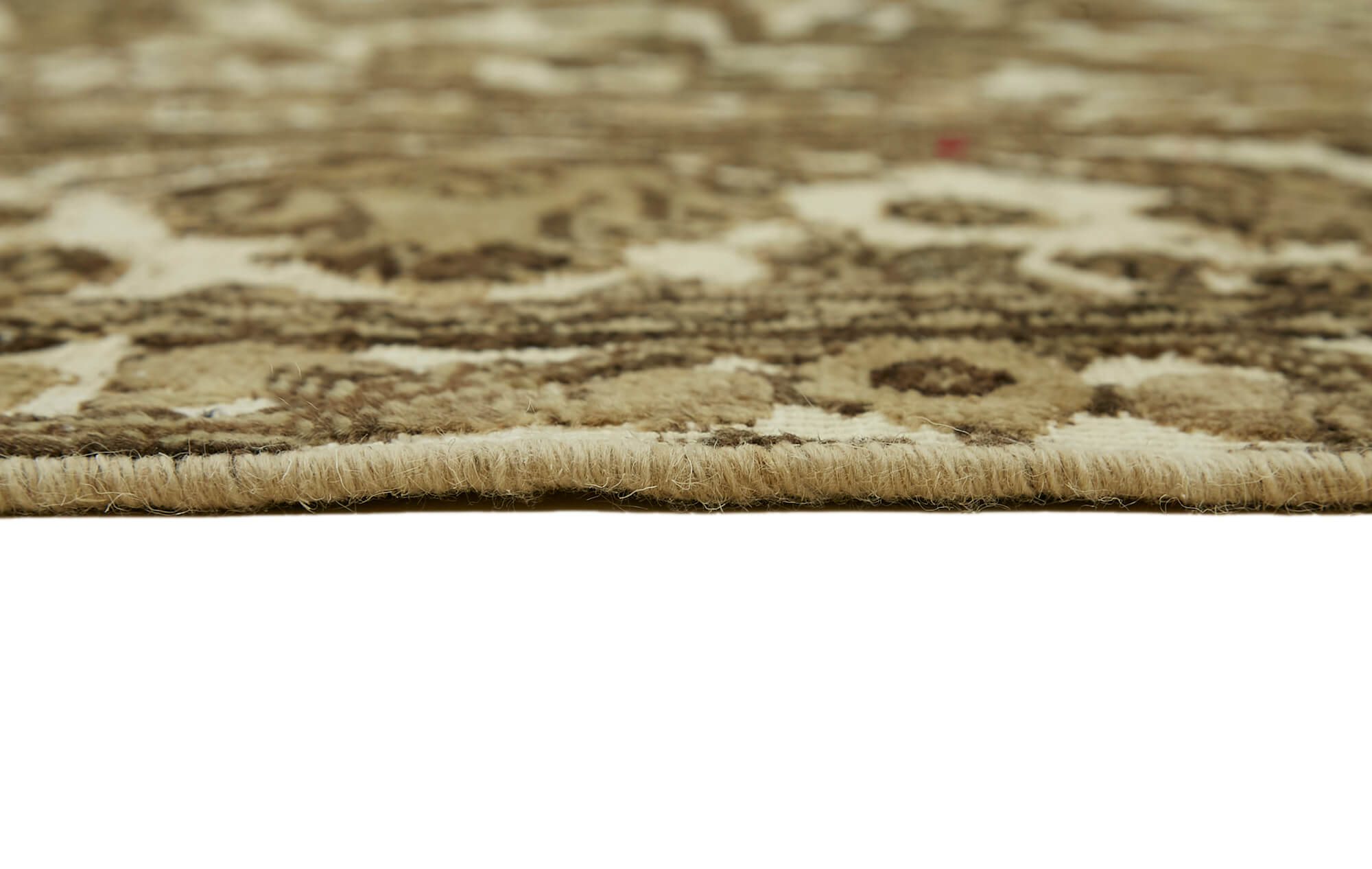 9 x 13 Beige Vintage Large Area Rug - 7339