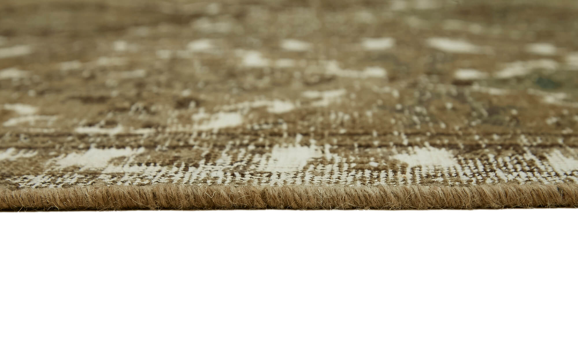 10 x 13 Beige Vintage Large Area Rug - 7347