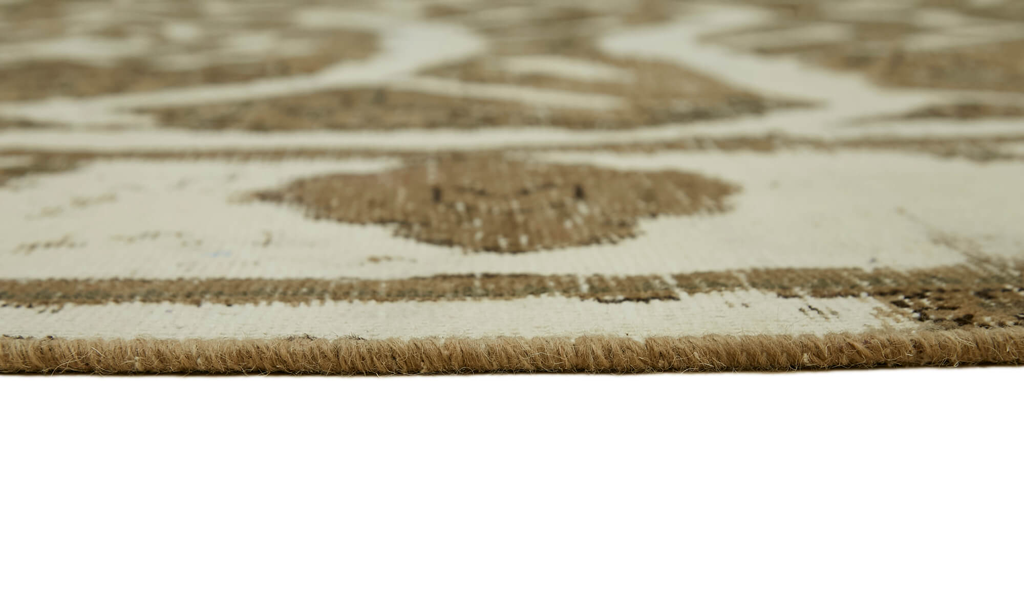 9 x 12 Beige Vintage Large Area Rug - 7349